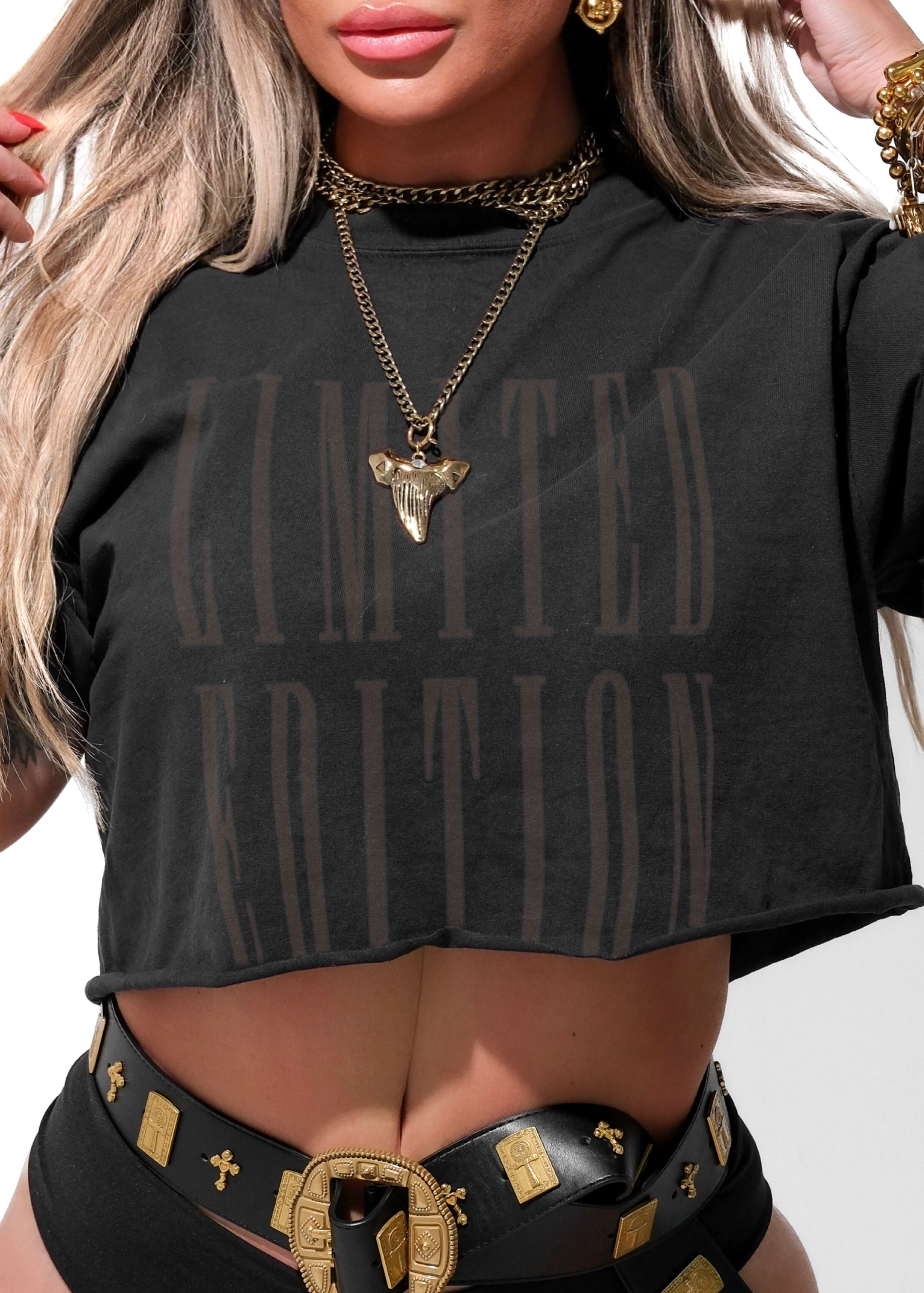 Cropped Limited Edition Graphic Tee