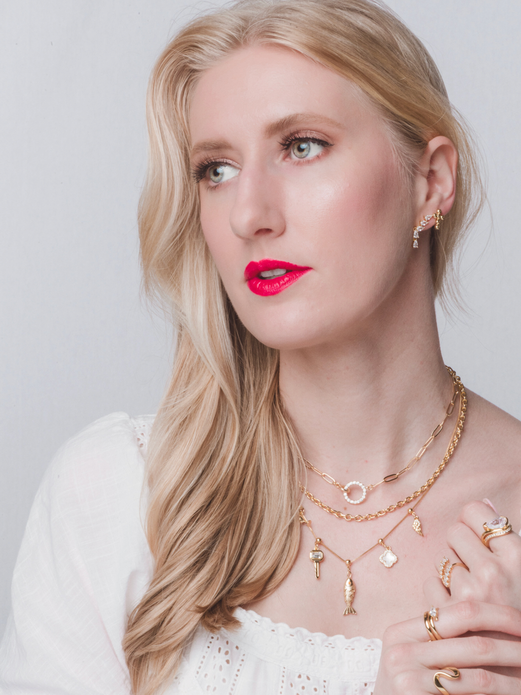 Cyrus Interlocking Circle Necklace