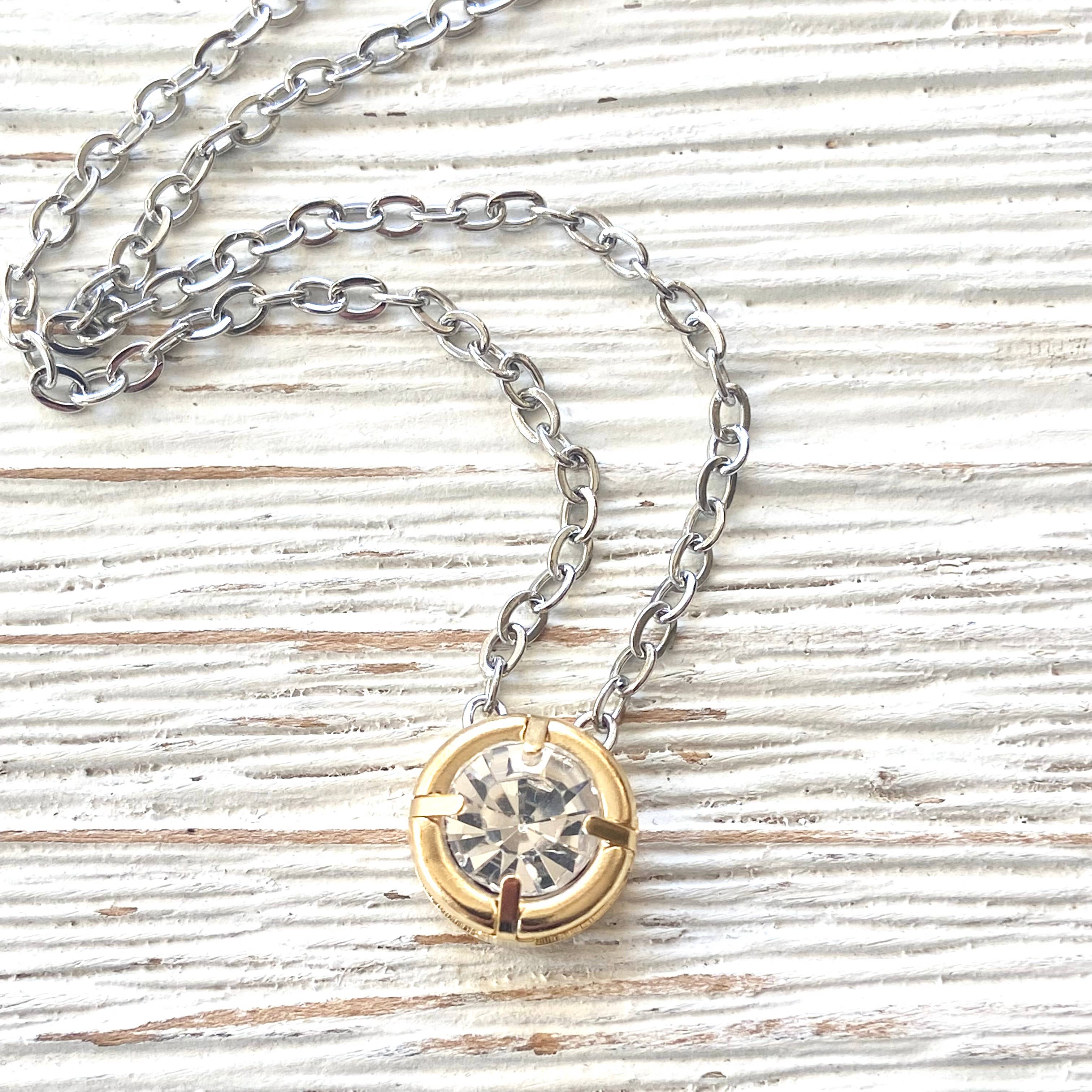 Crystal Pendant Necklace