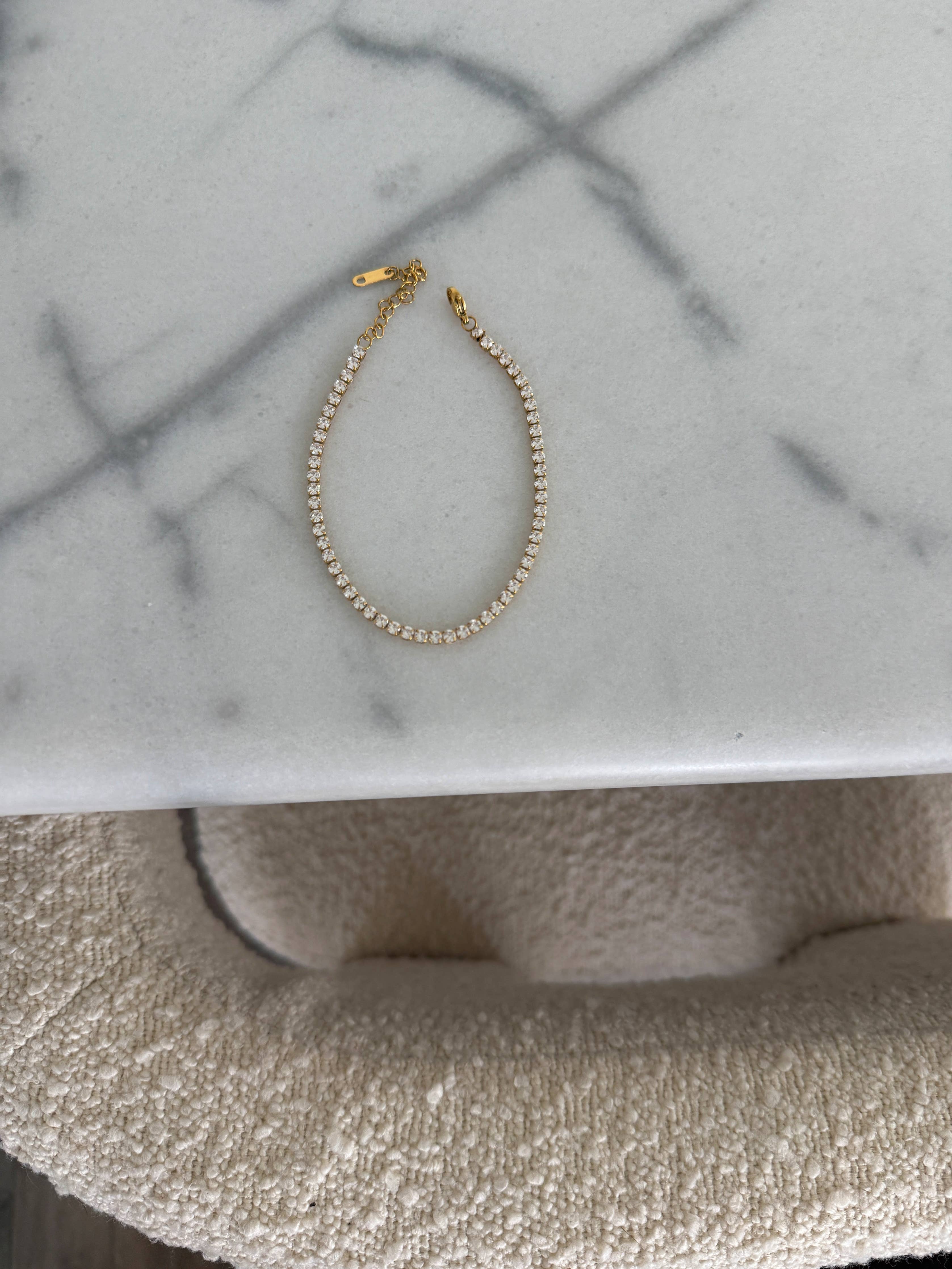 Rhinestone Anklet