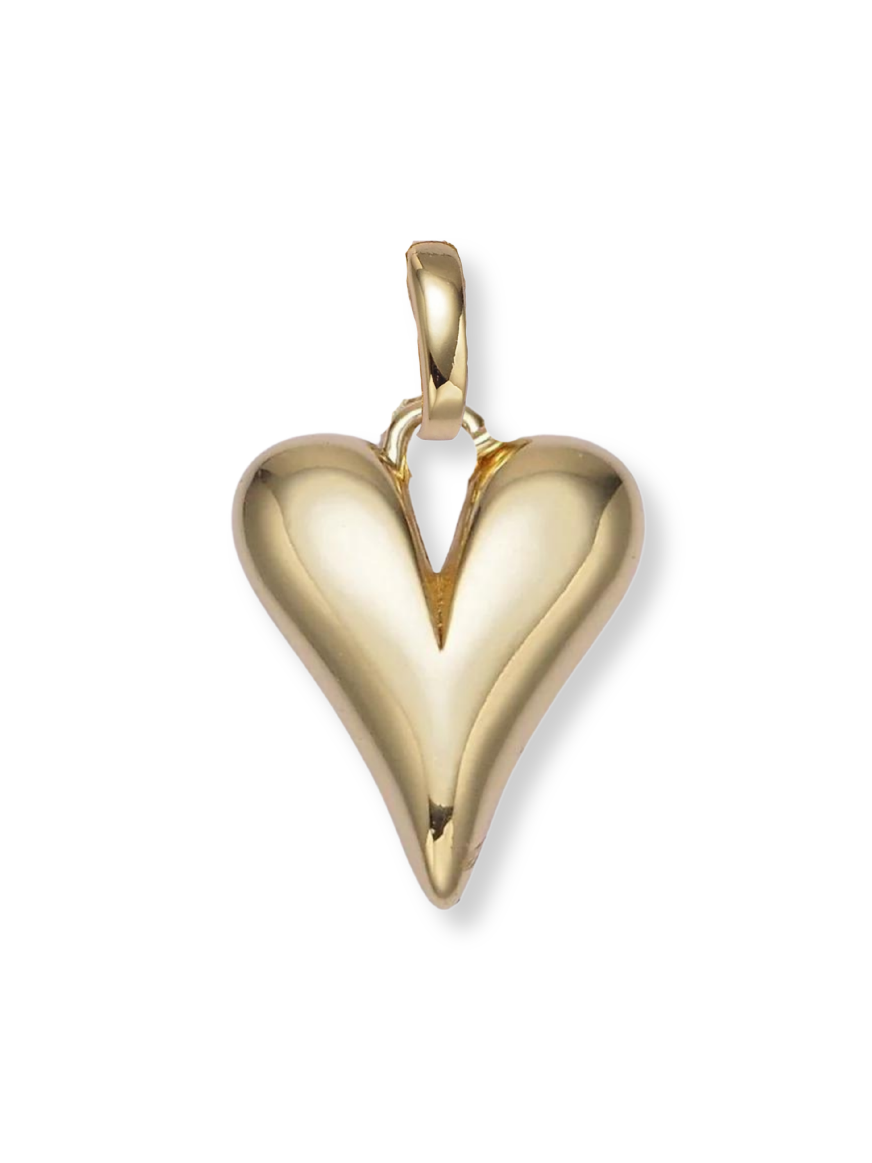 Puff Heart Clip Charm: One Size