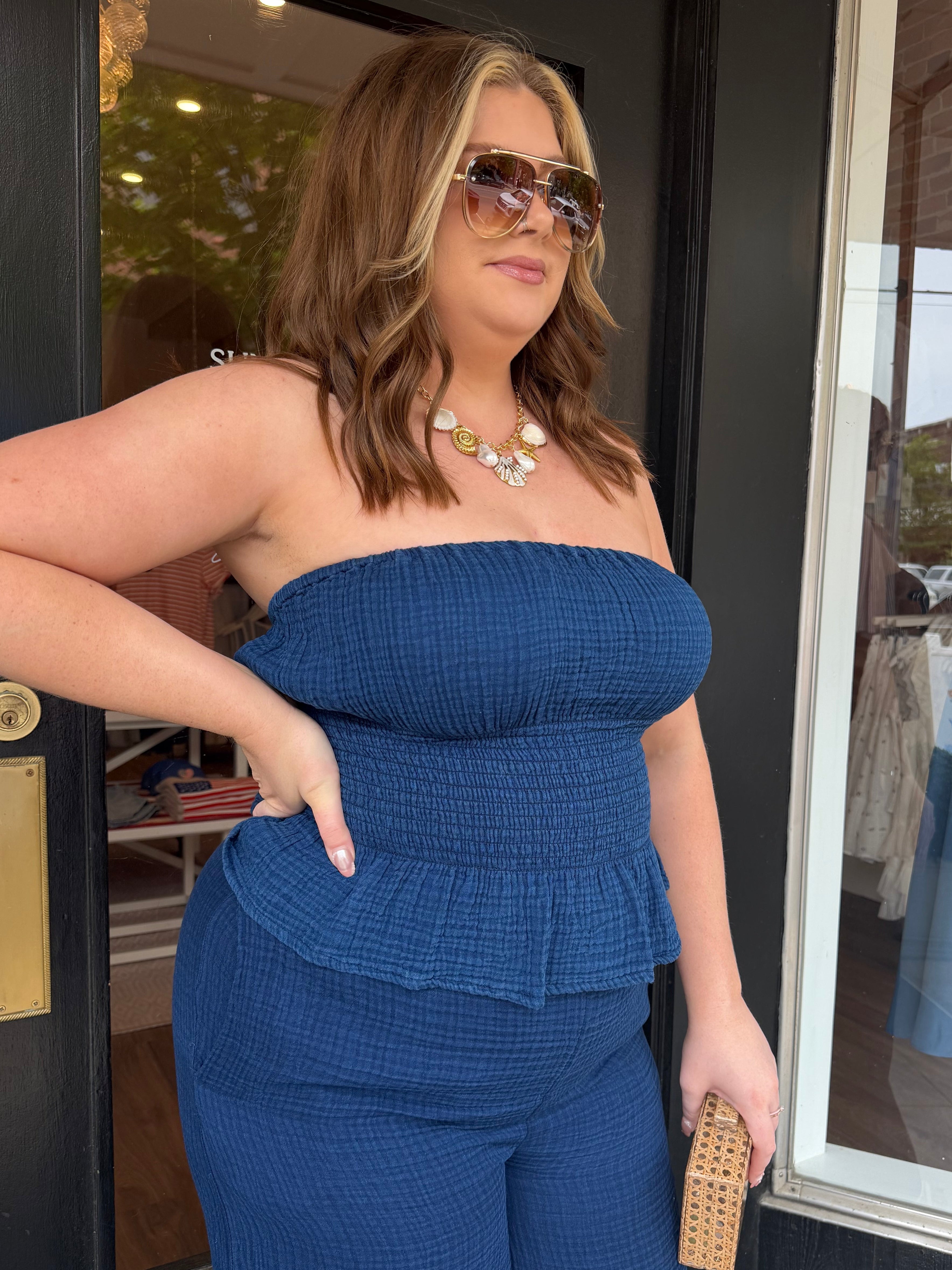Harbor Strapless Top