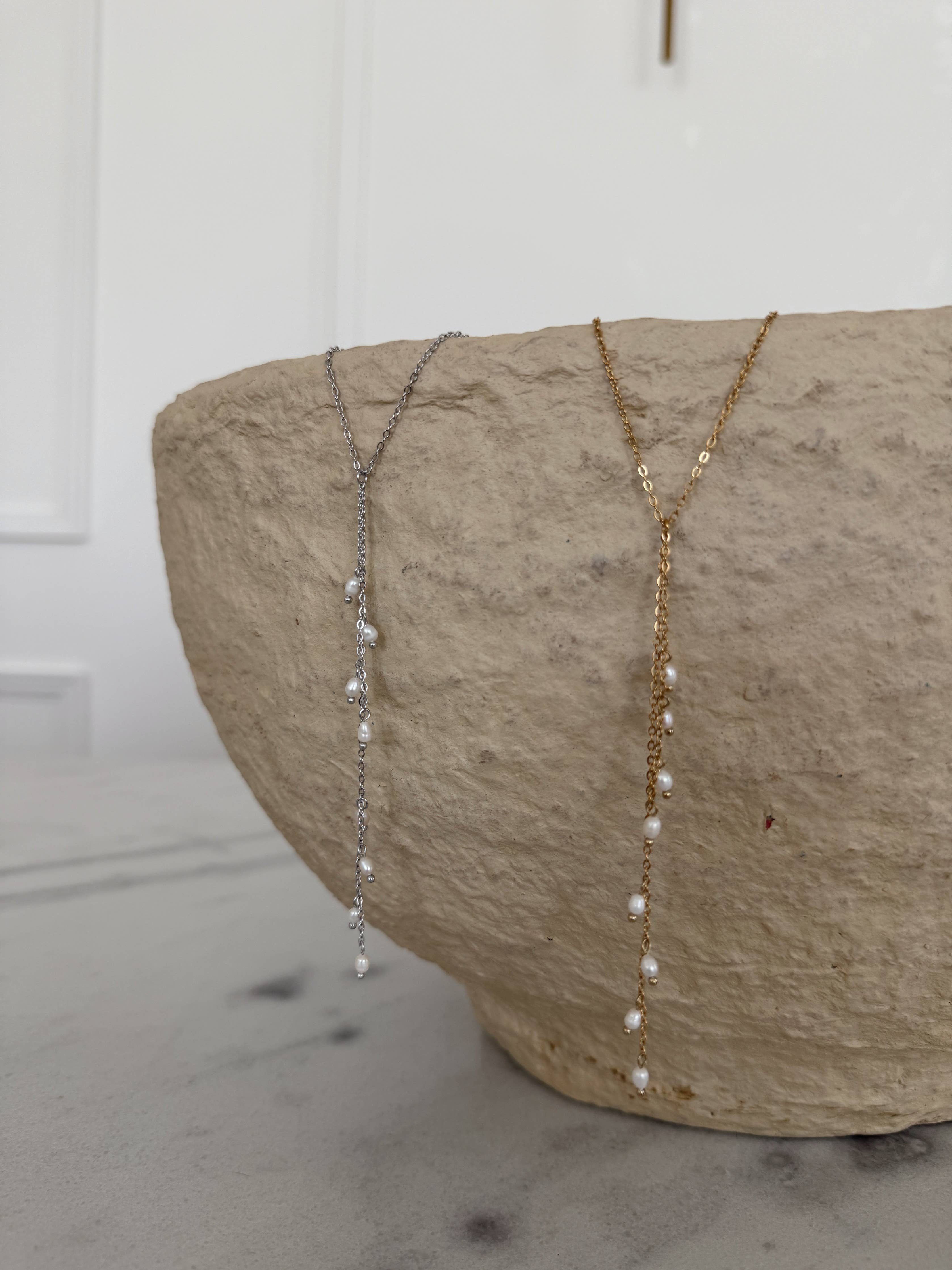 Reese Necklace: Gold