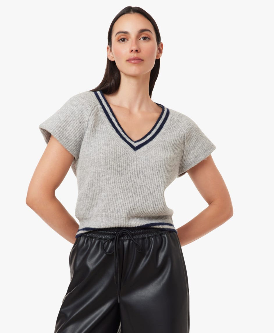 Heather Ribber Sweater Vest