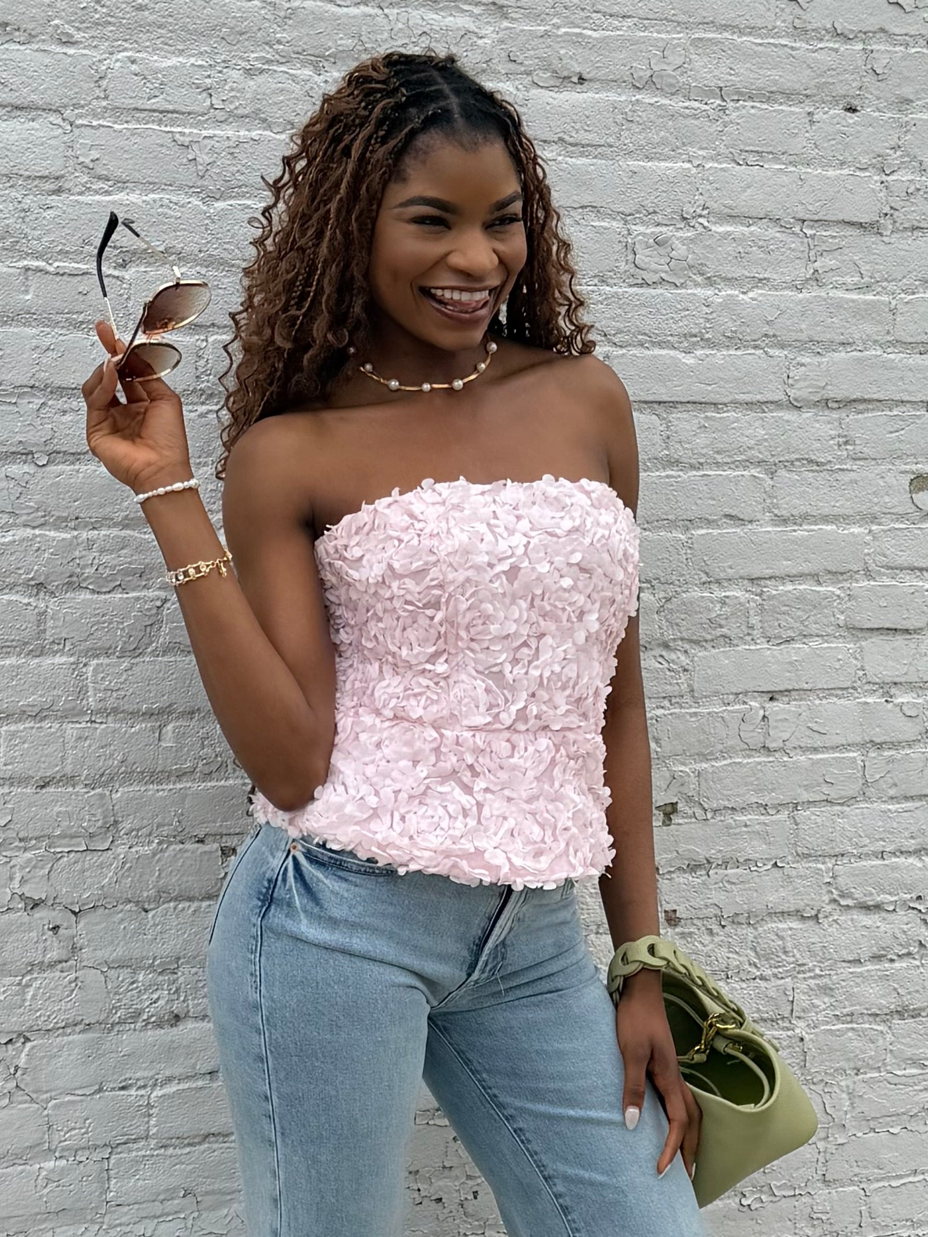 Ivey Pink Floral Top