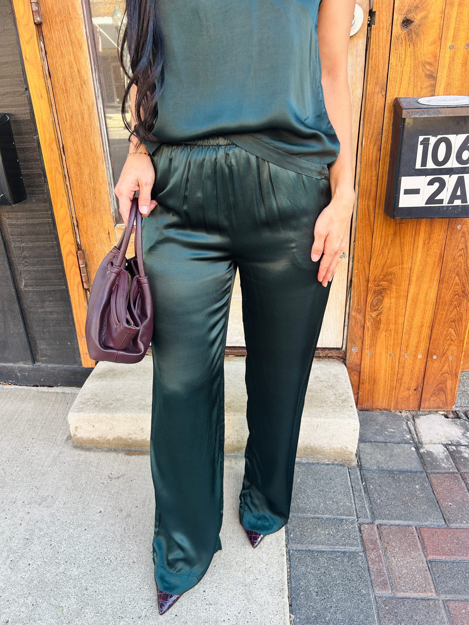 The Verona Satin Pant