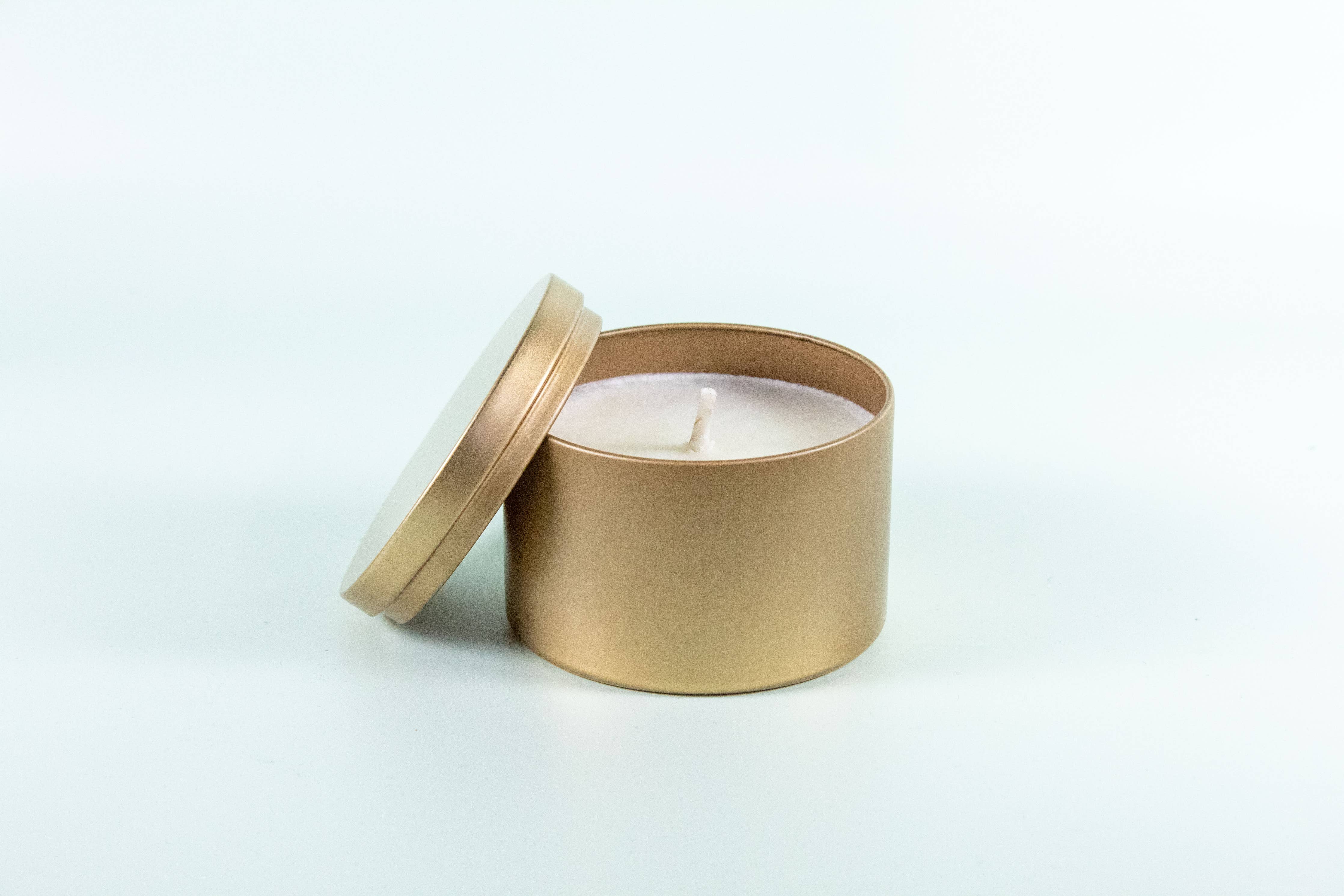 ICONIC Matte Gold Travel TinCandle