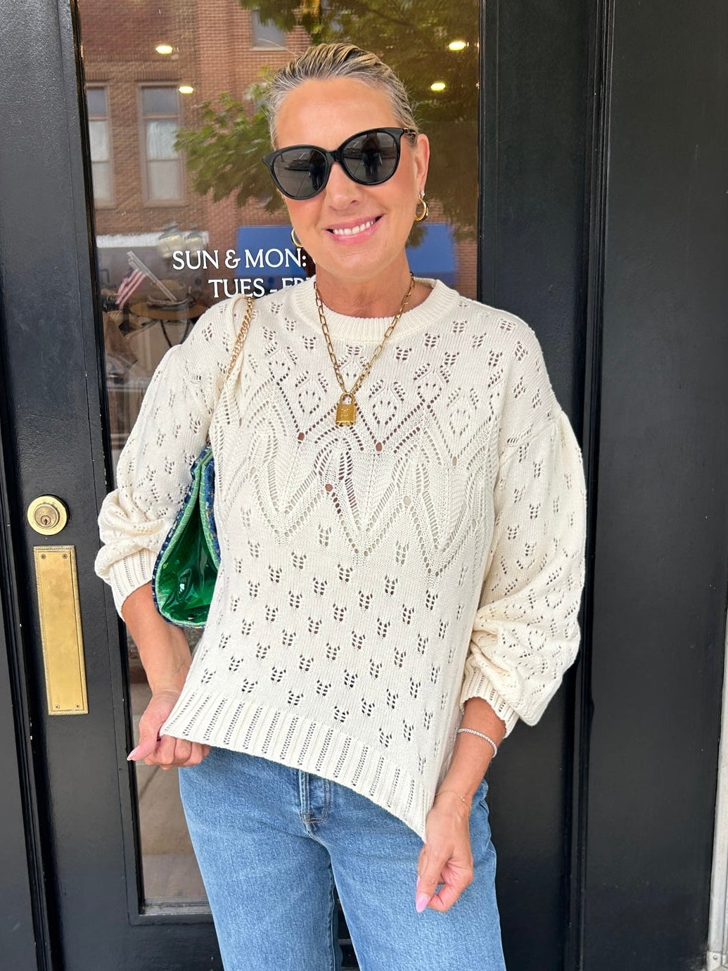 Favorite Pointelle Sweater