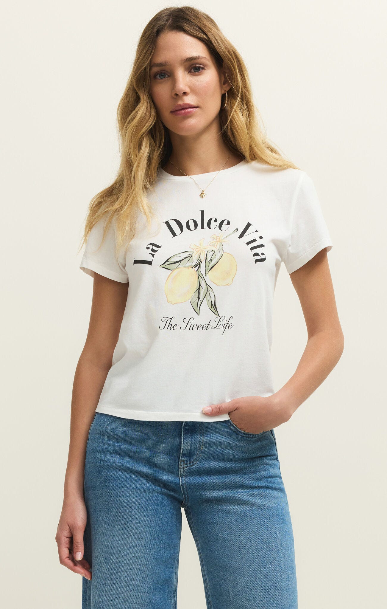 Dolce Tourist Tee Sea Salt
