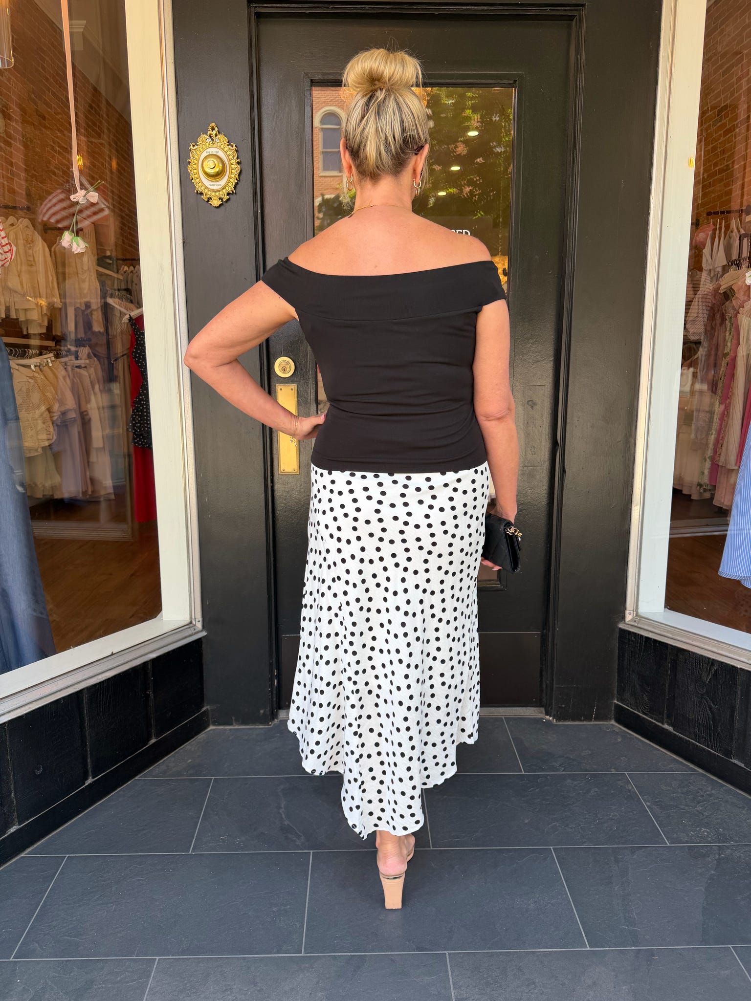Amelia Polka Dot Skirt