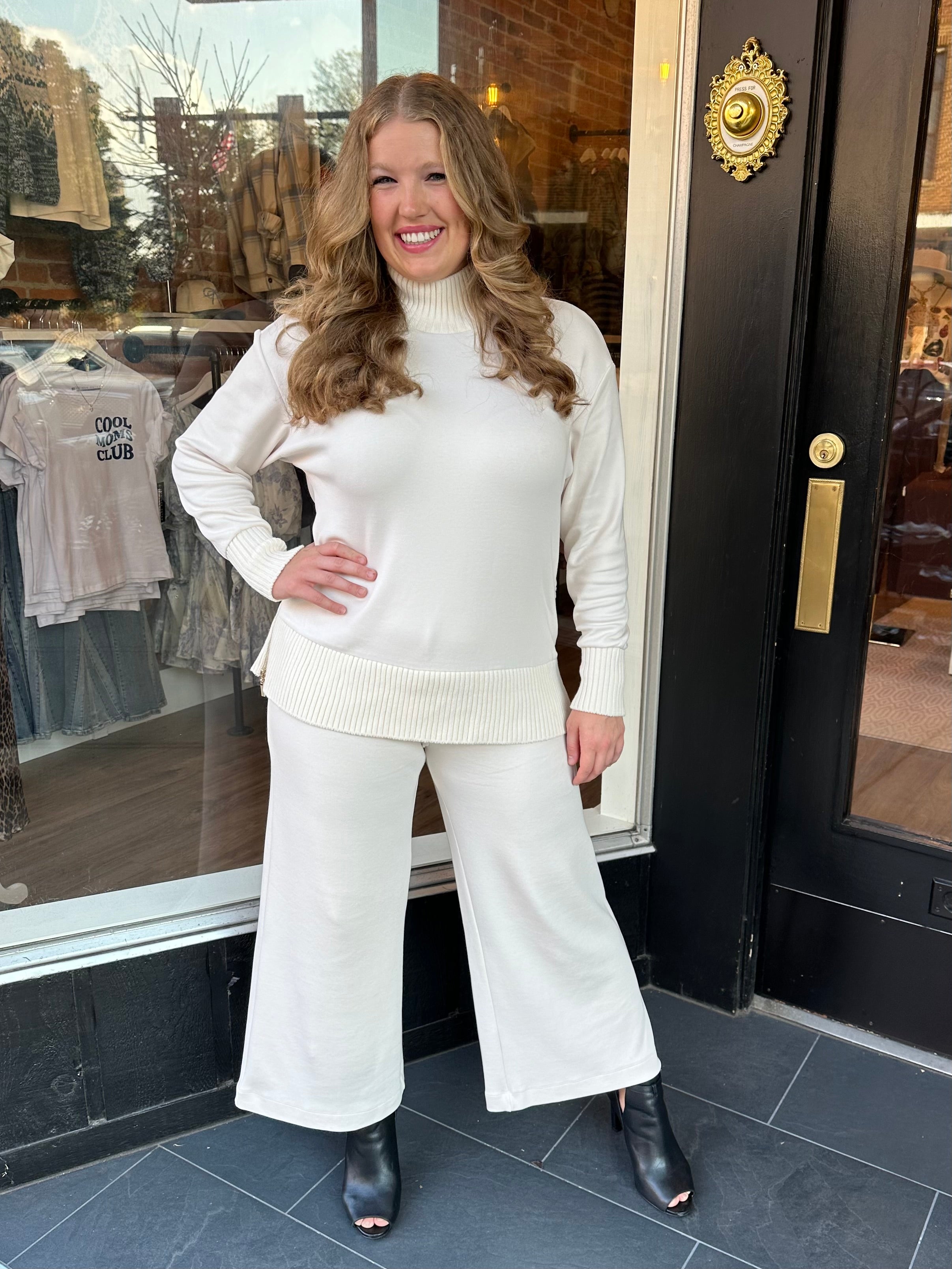 Scout Rib Pant Warm White