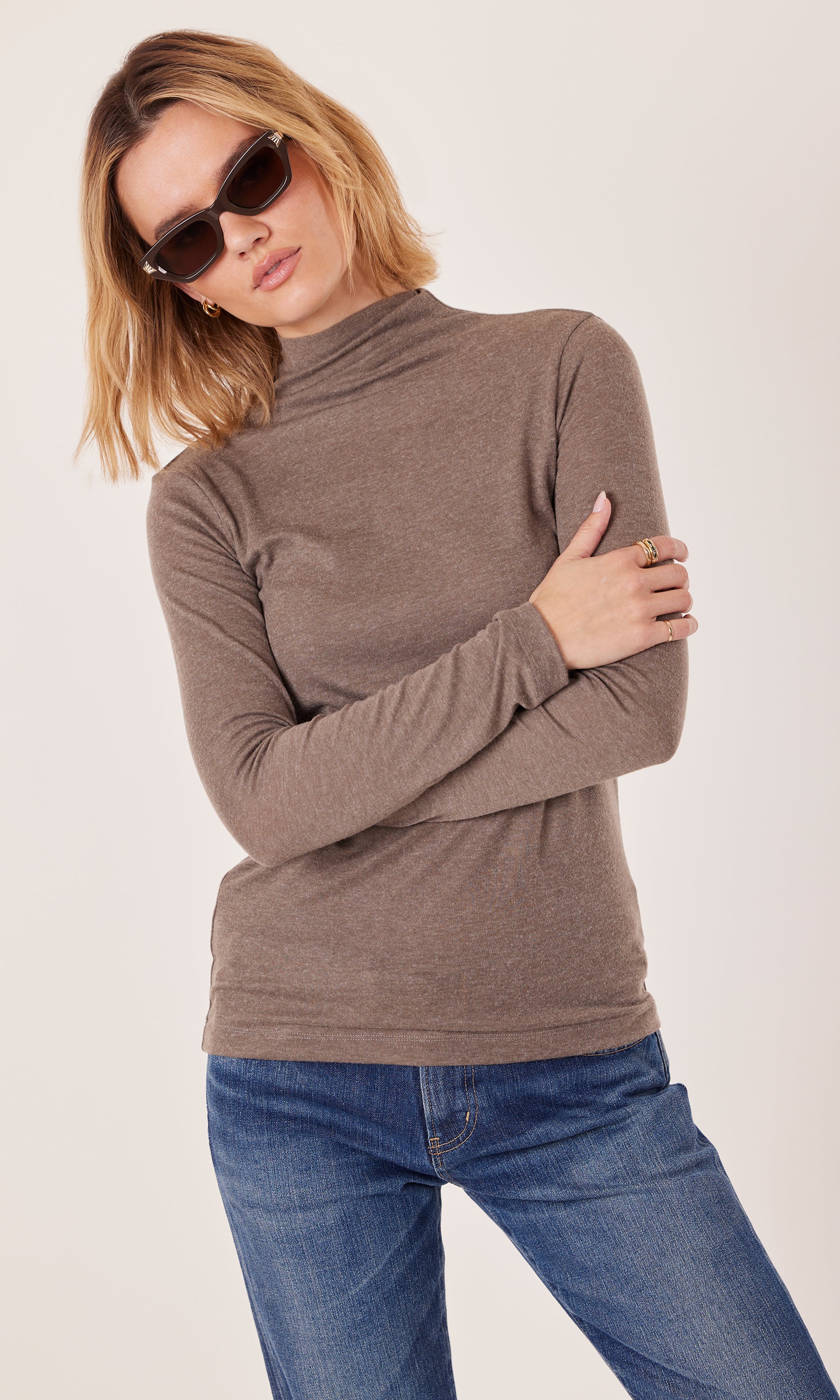 Modern Mock Neck