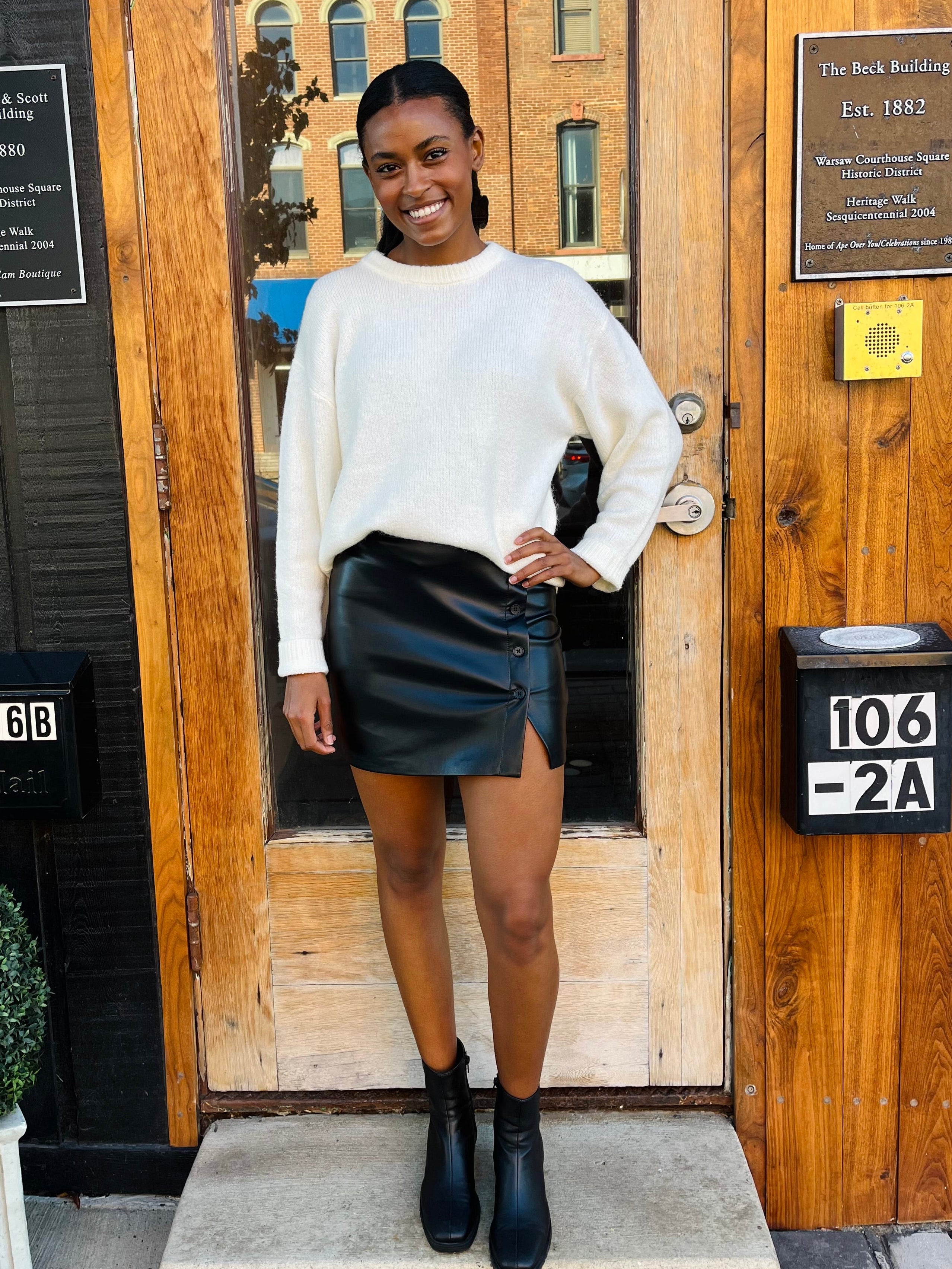 Snowed In Sweater Warm White