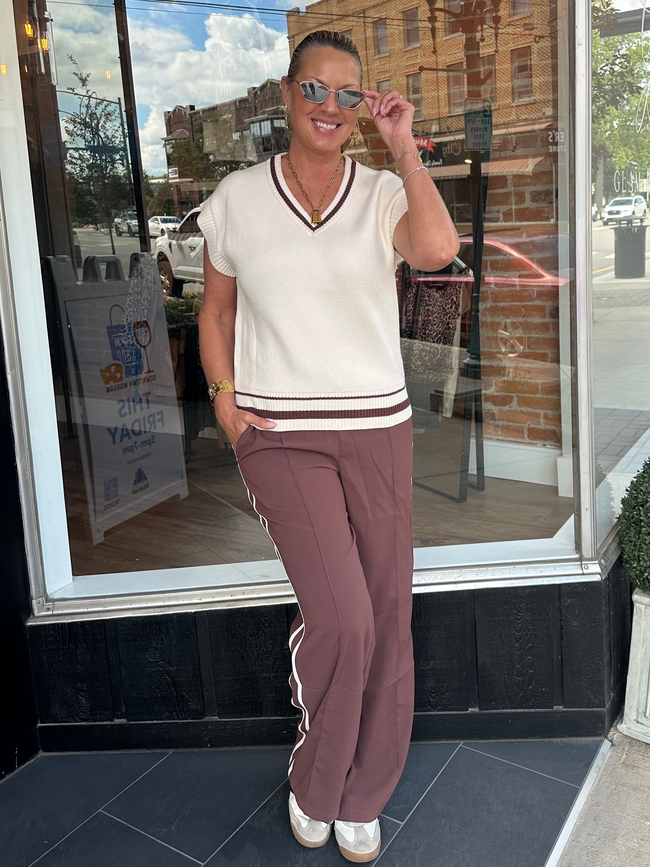 Saunder Track Pant Sandalwood