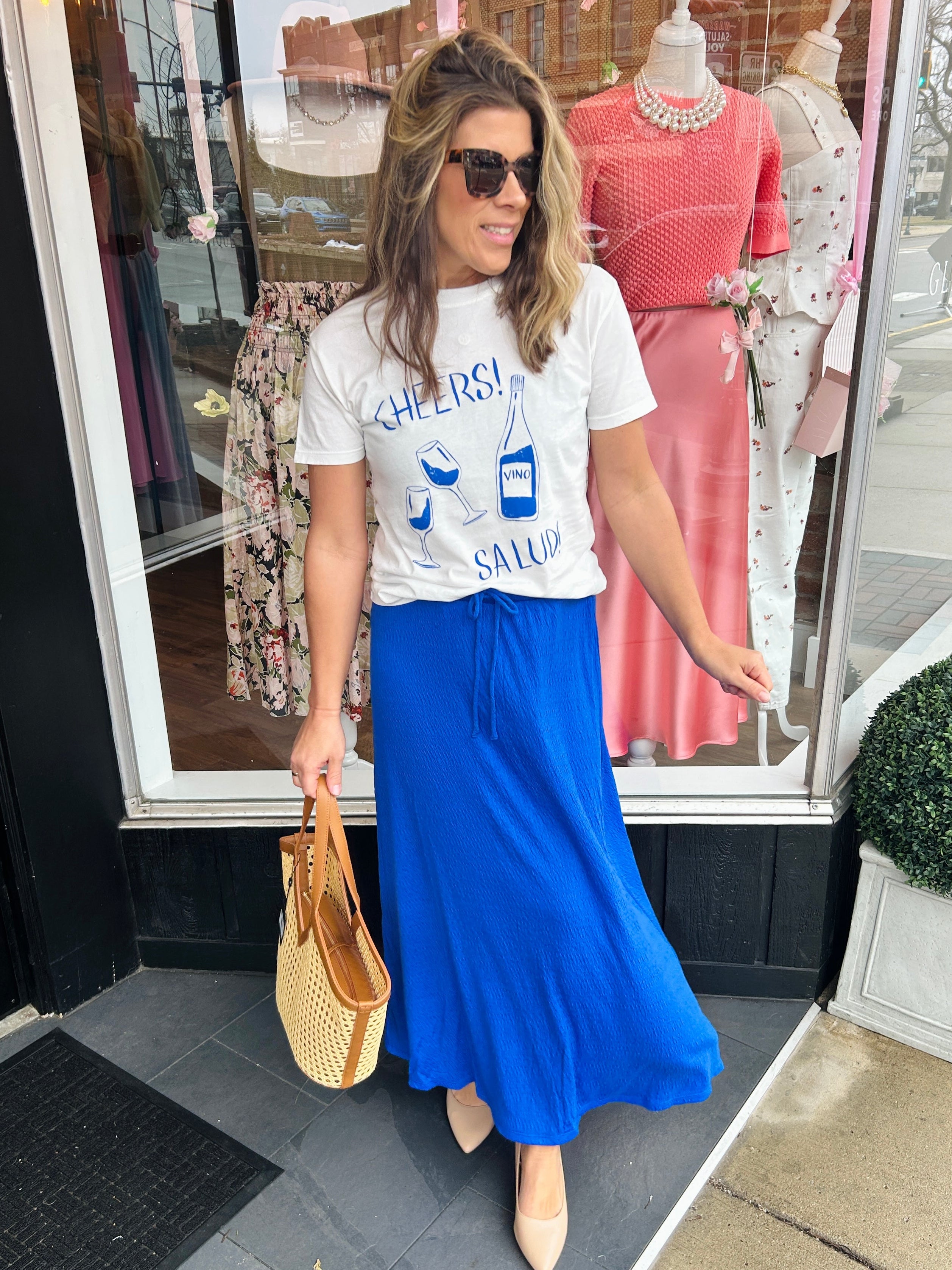 Salud Boyfriend Tee Sea Salt