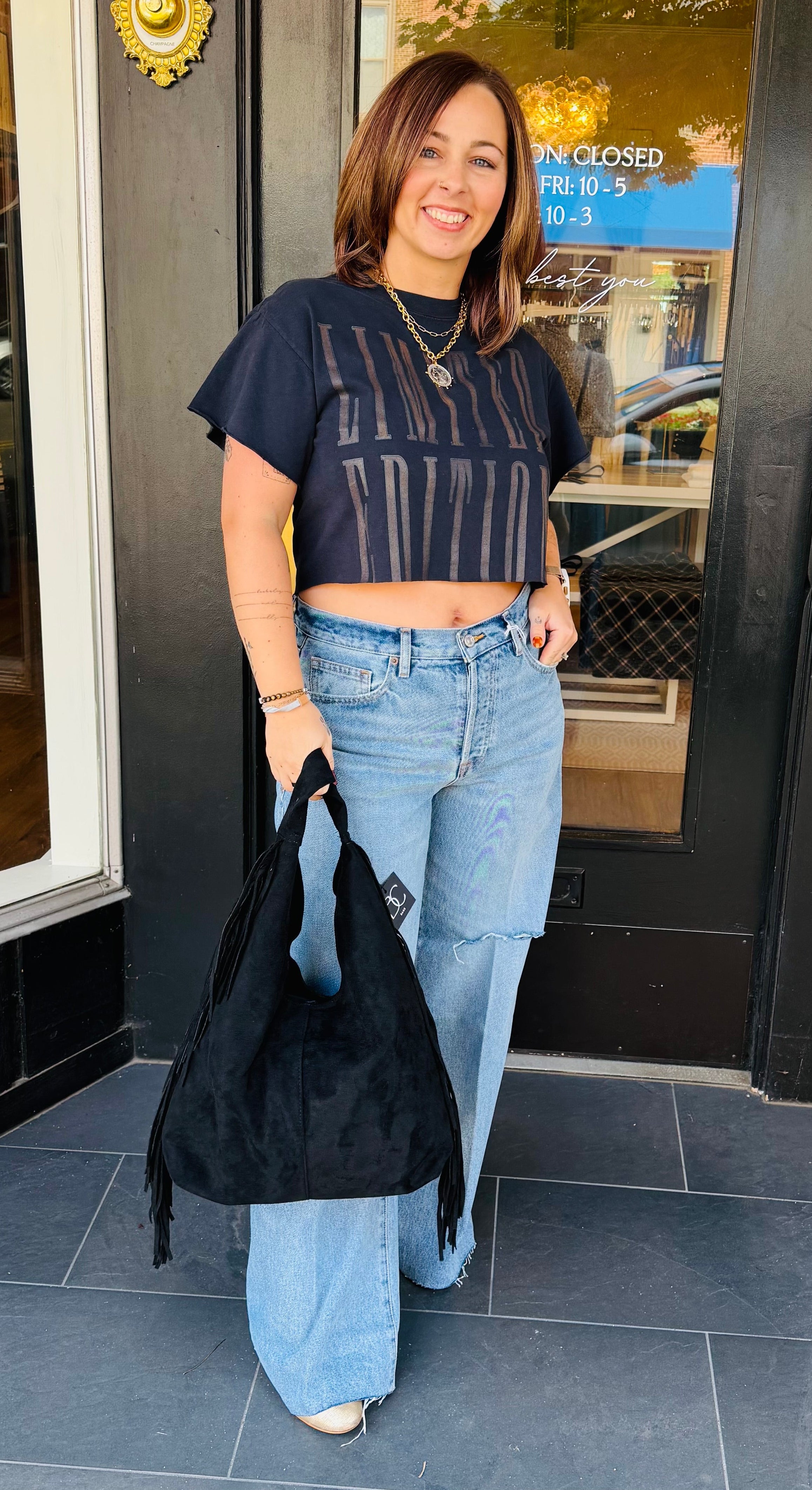 Cropped Limited Edition Graphic Tee