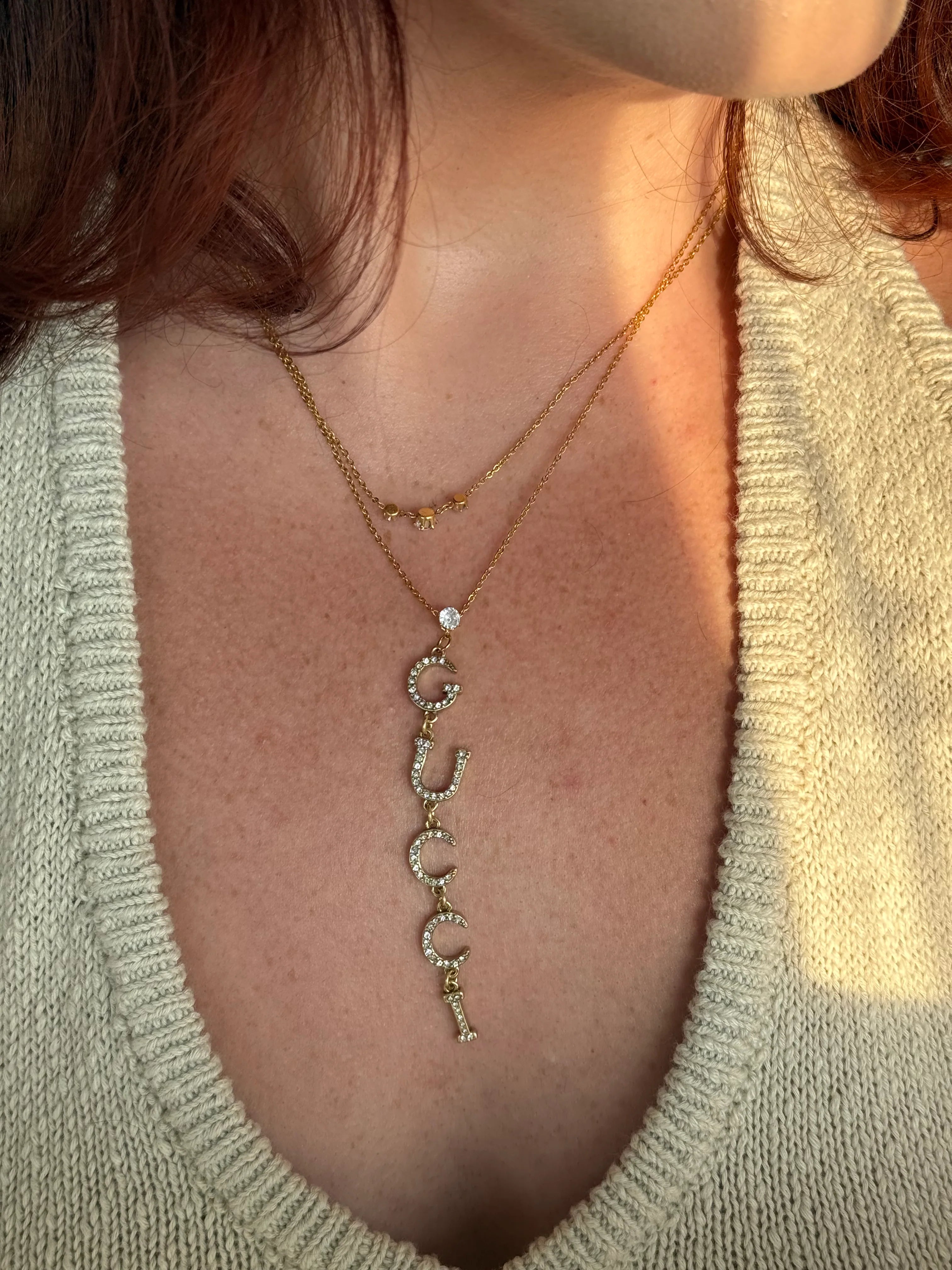 Lariat Gucci Pendant