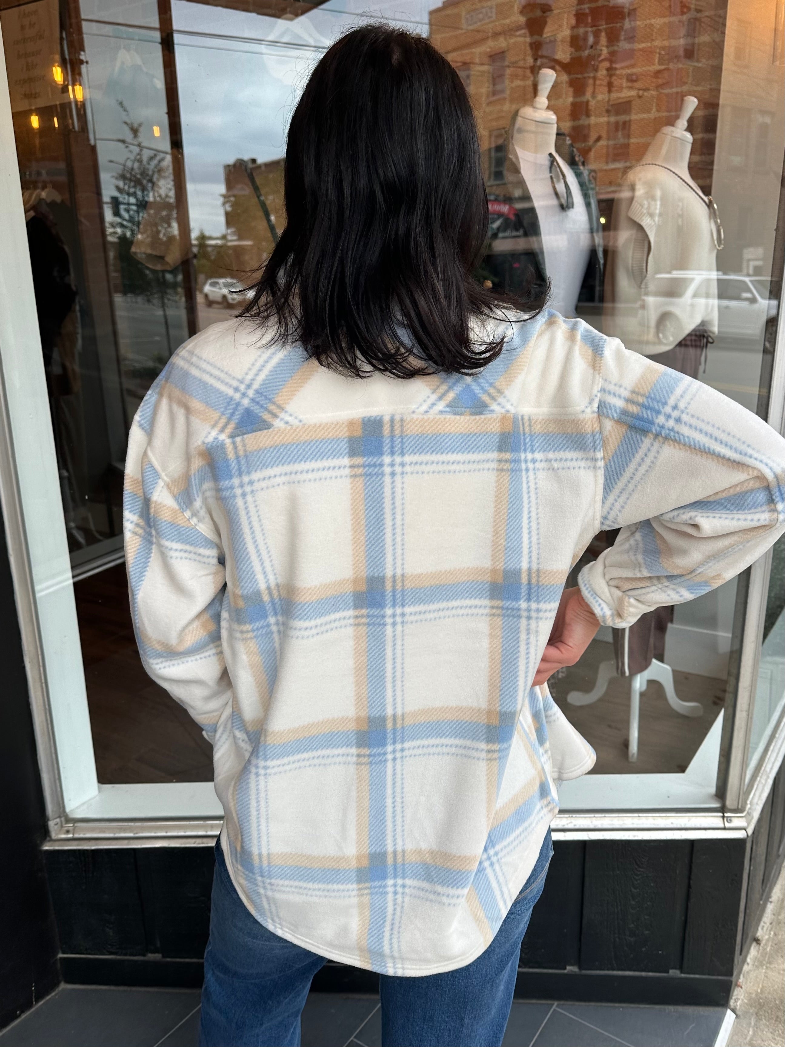 Hiker Two-Toned Plaid Jacket