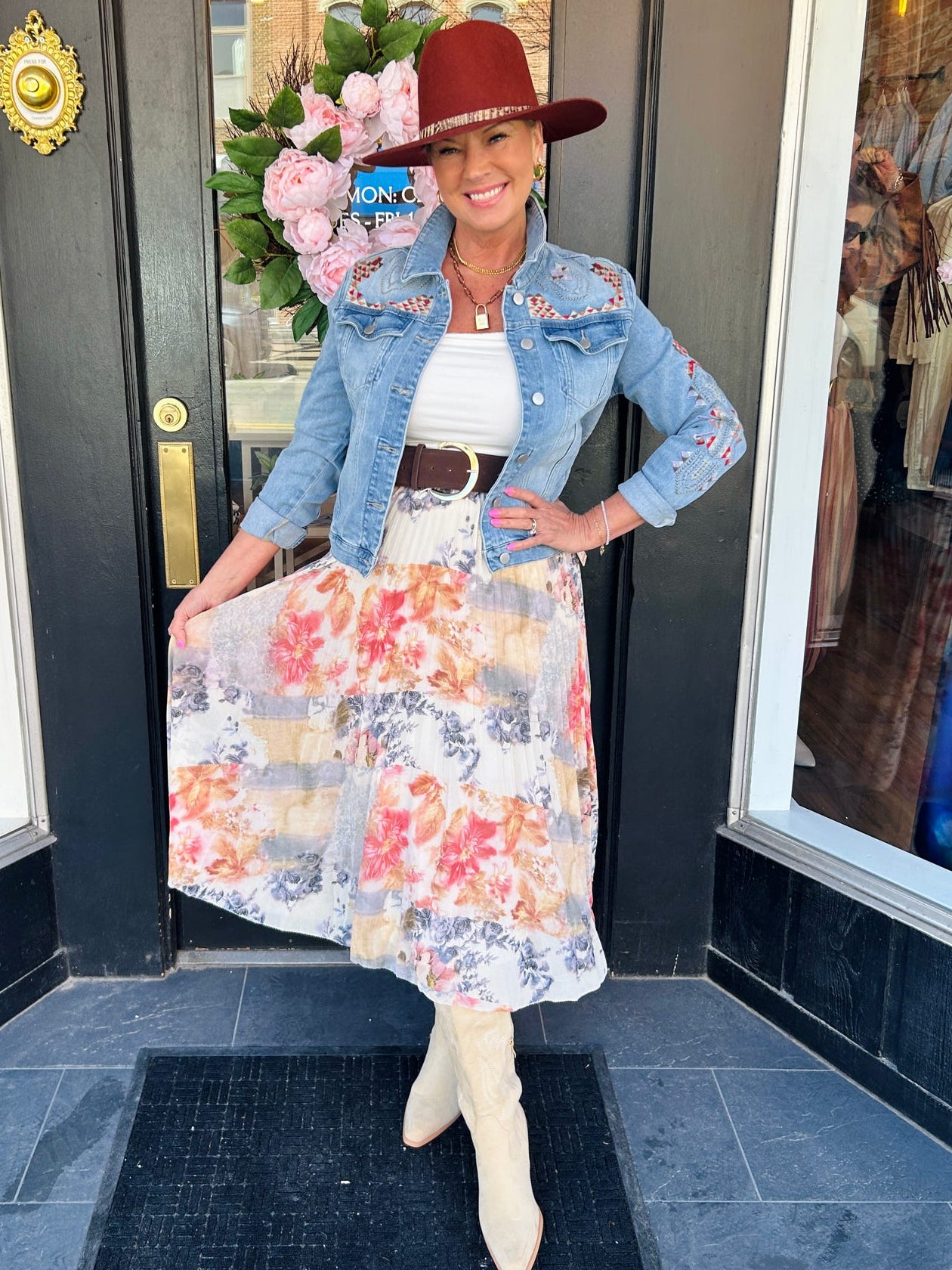 The Nancy Patch Skirt