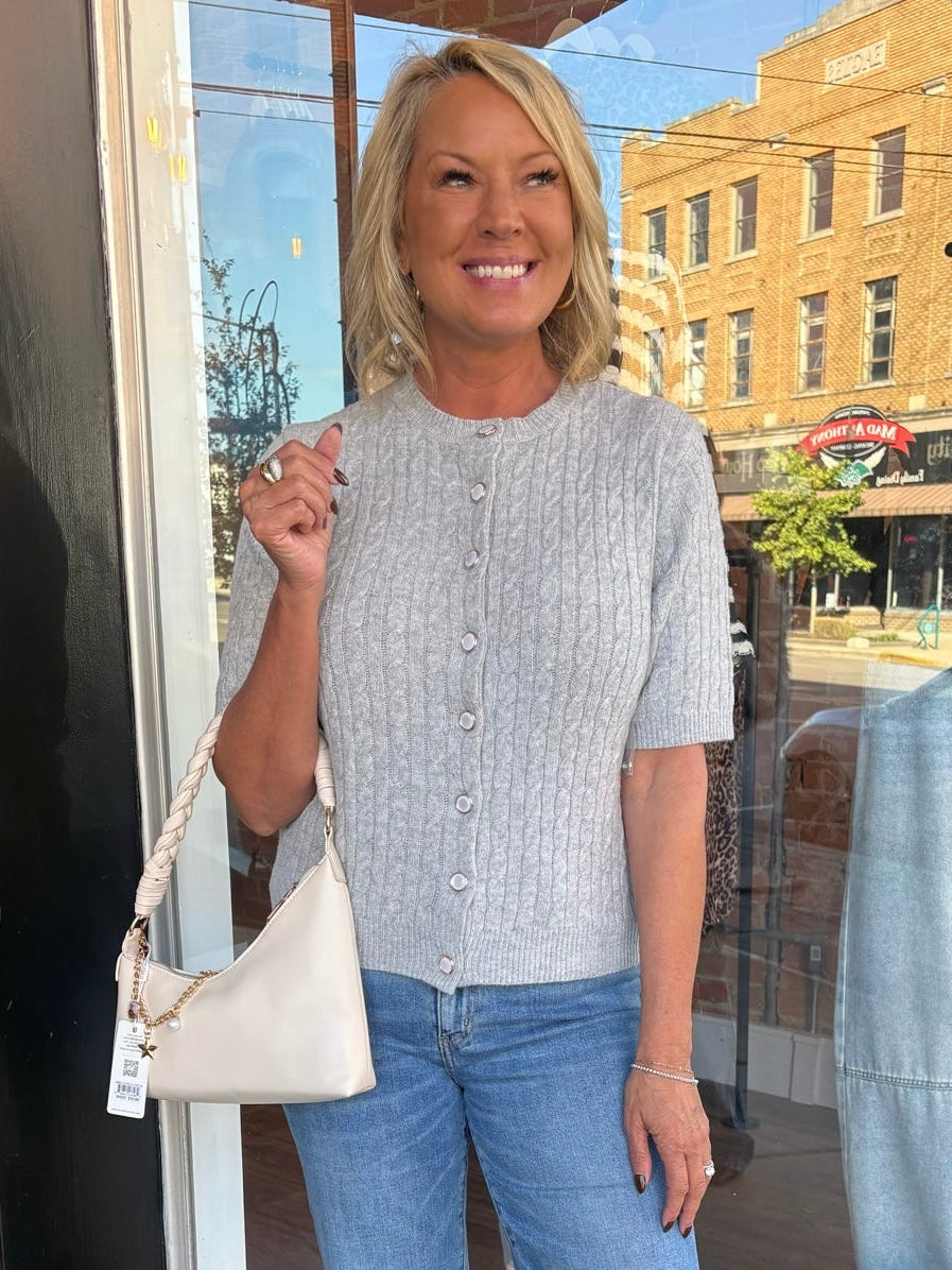 E’Toile Cable Cardigan