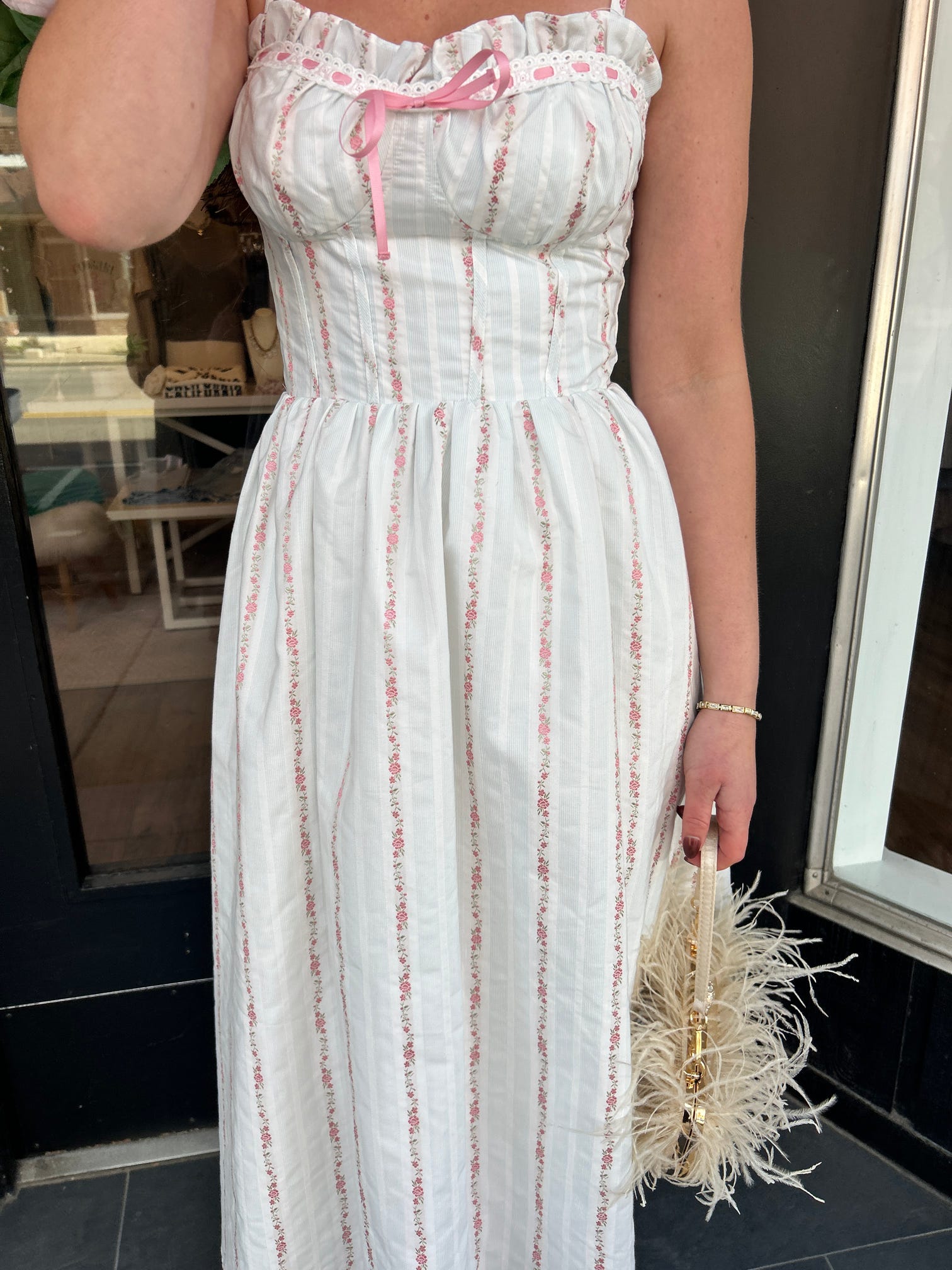 Danica Corset Midi Dress