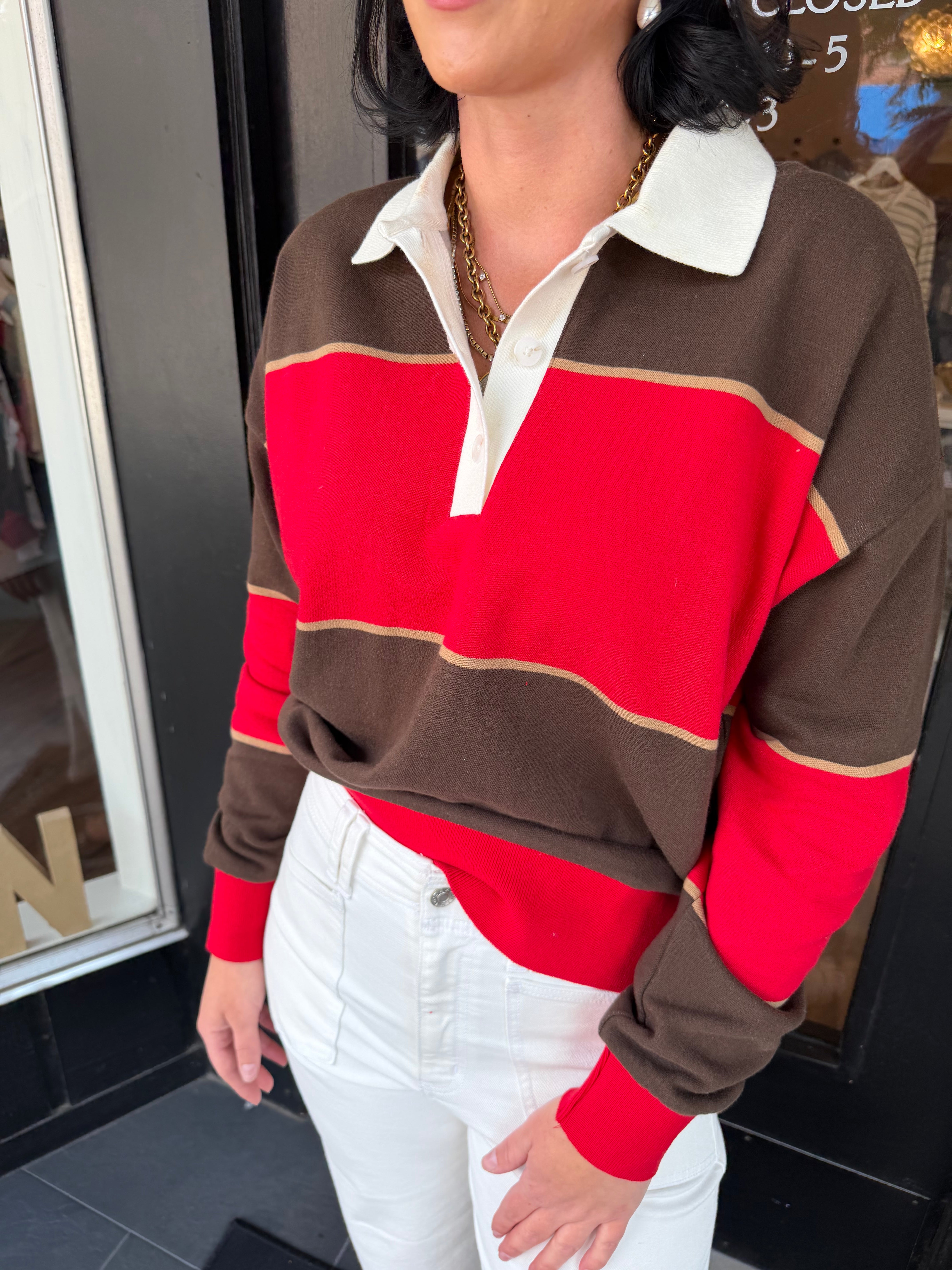 Study Break Polo Sweatshirt