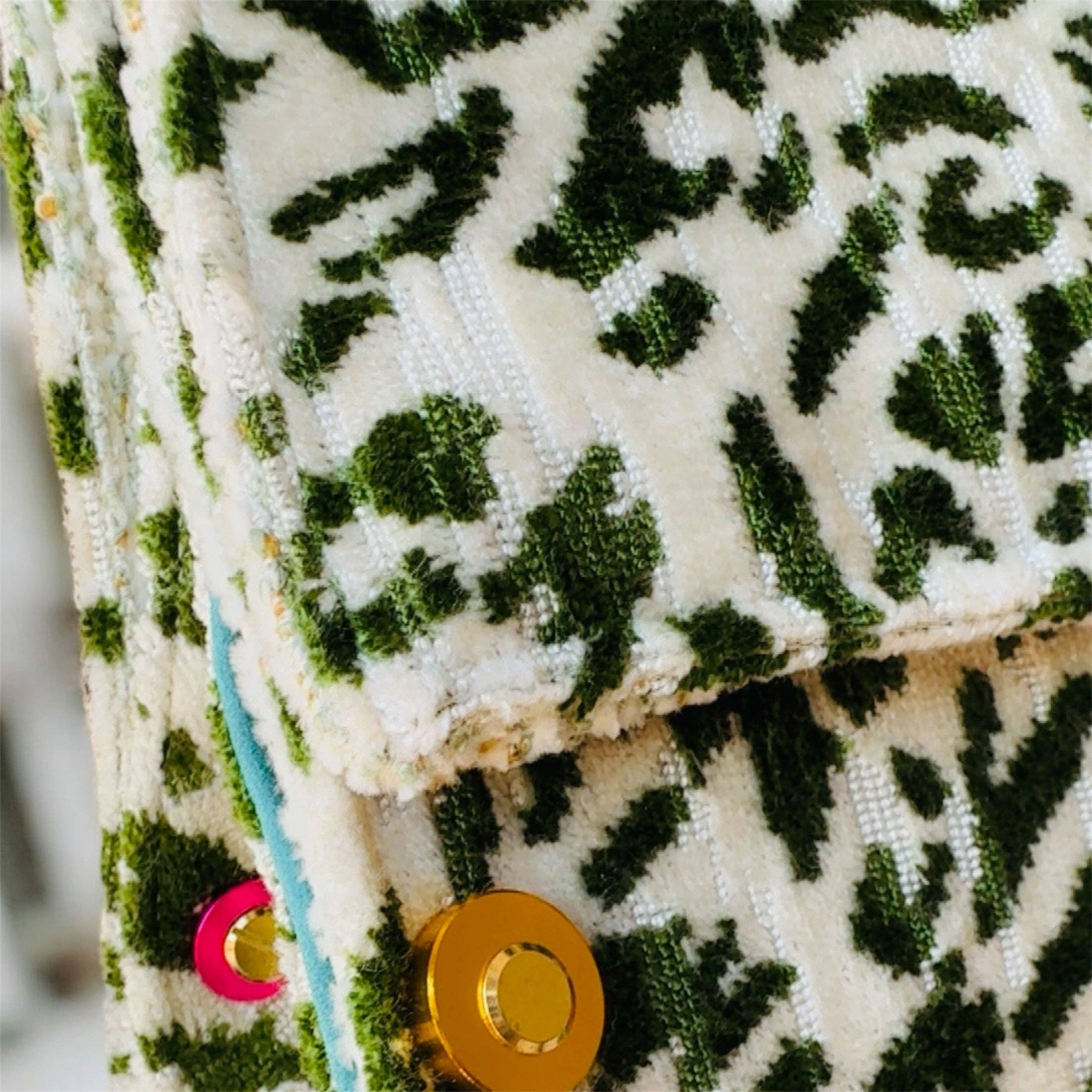 Wicked Green and Teal Clutch