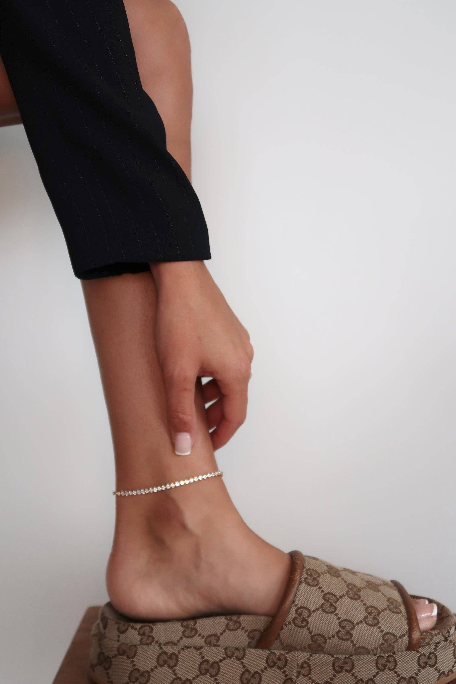 Rhinestone Anklet