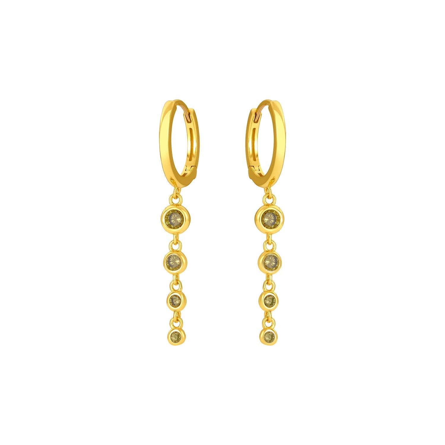 GROOVE EARRINGS: GOLD