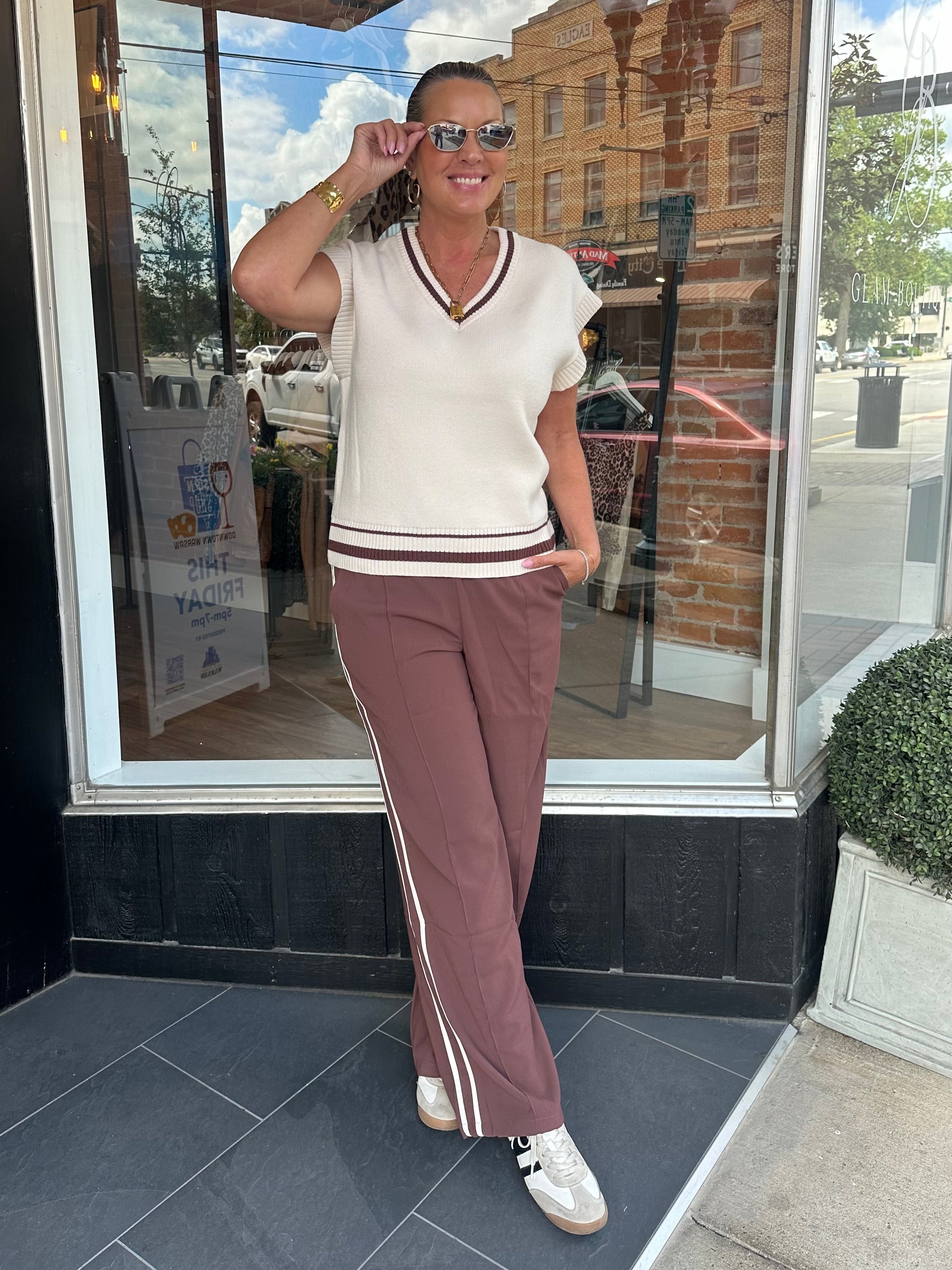 Saunder Track Pant Sandalwood