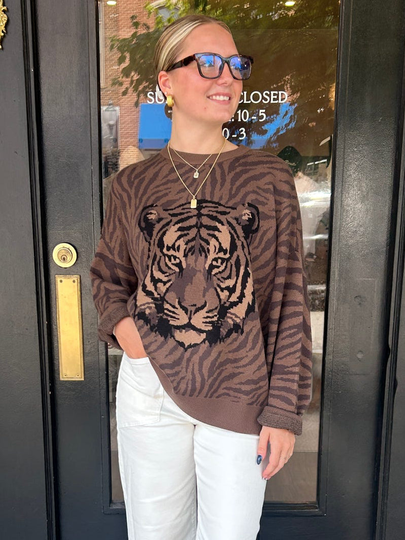 Wild Tiger Graphic knit