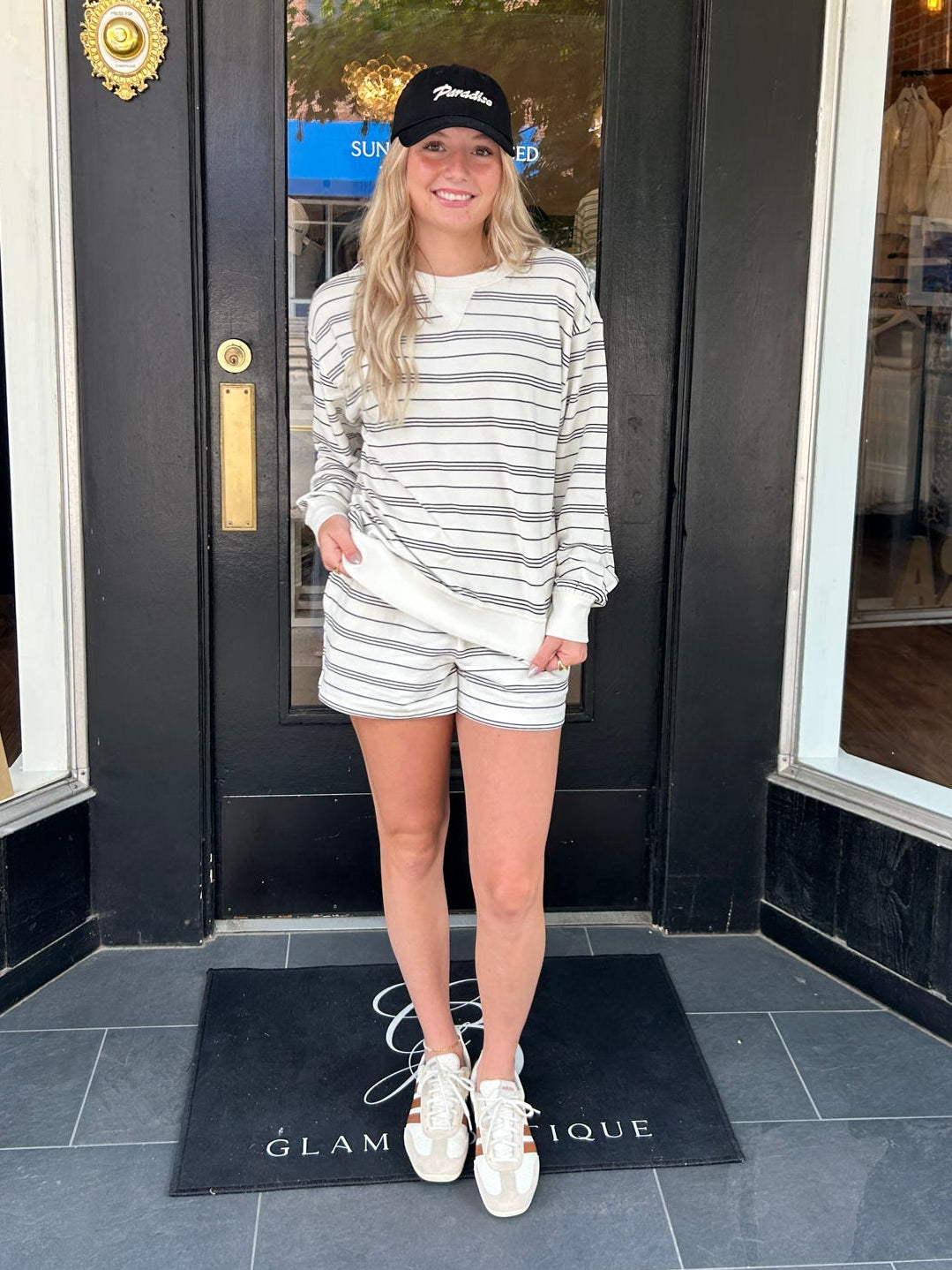 Stand Out Striped Sweatshirt