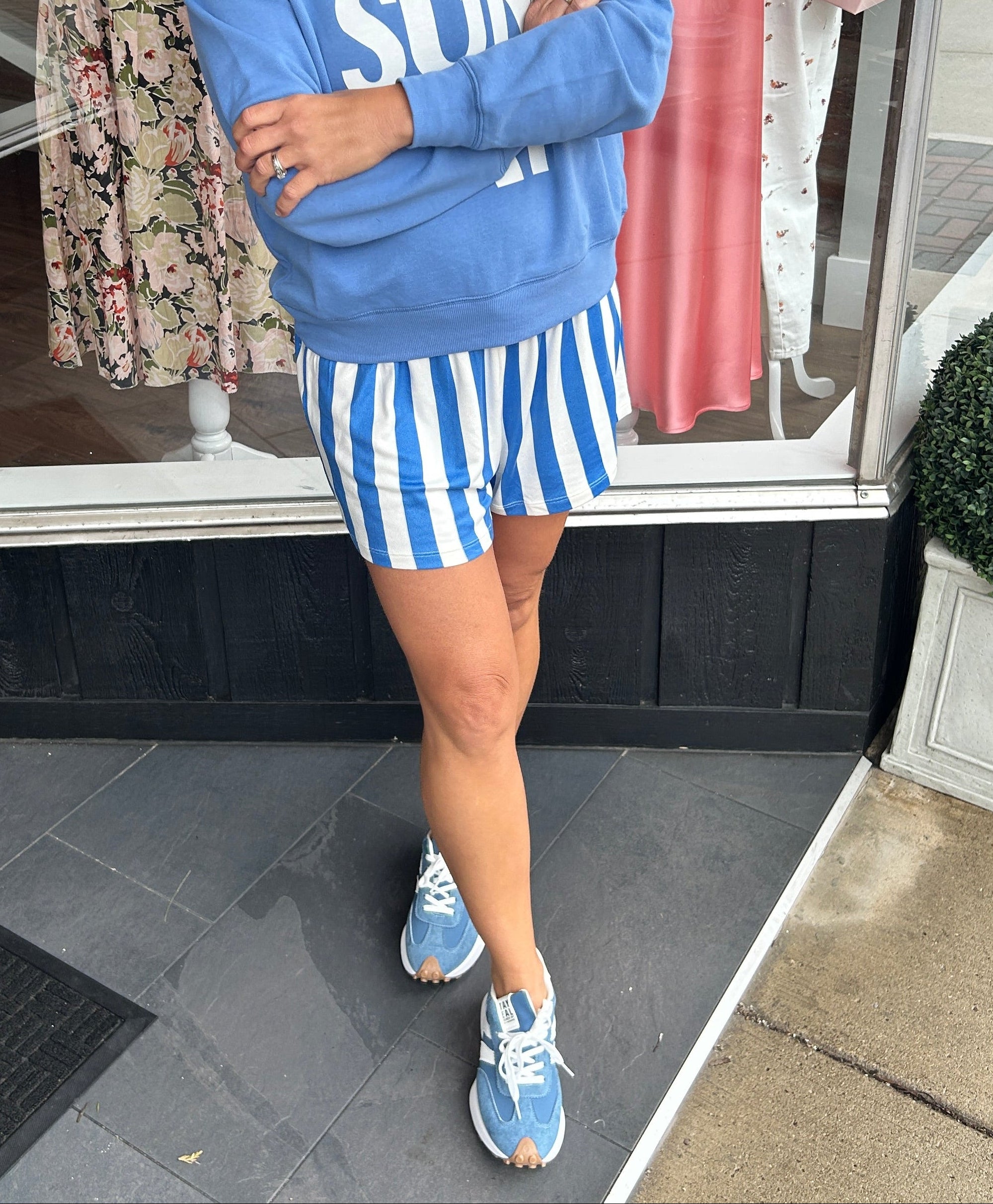 Beach Bar Stripe Short Bayside