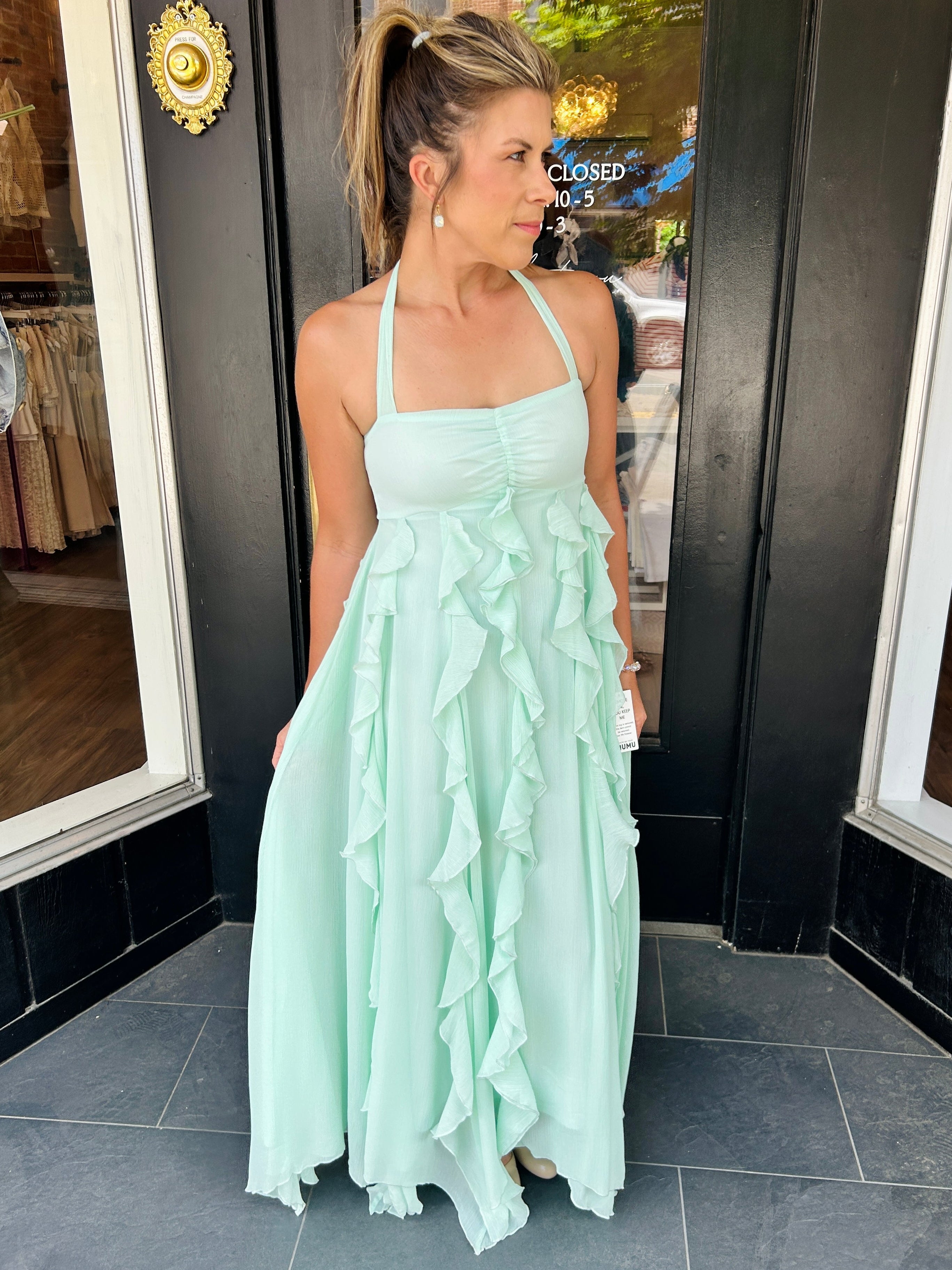 Gemma Ruffle Dress