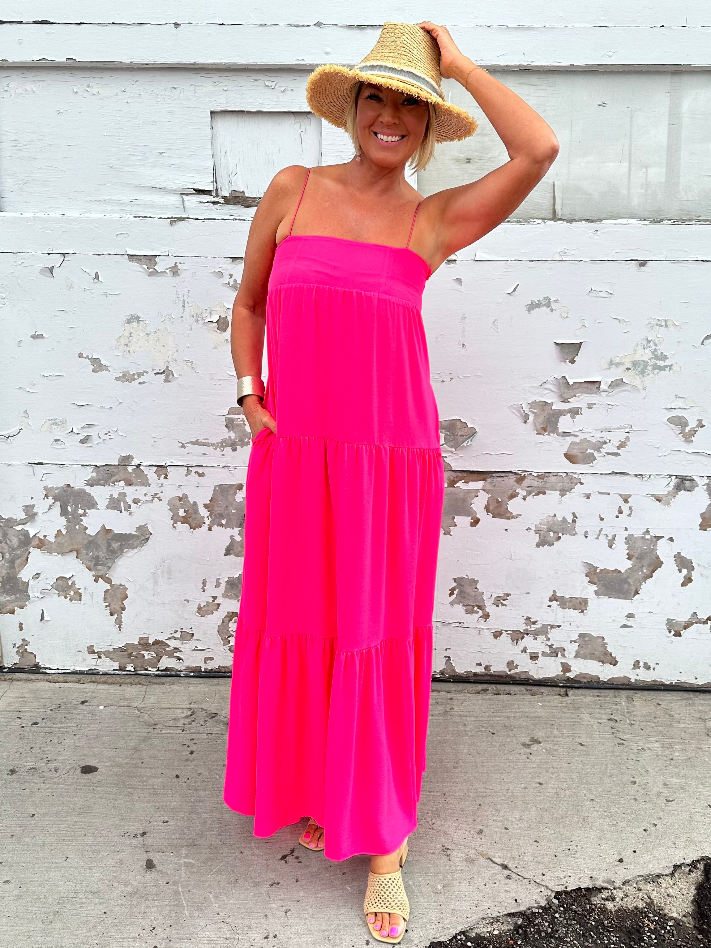 Pink Pebble Long Weekend Maxi Dress