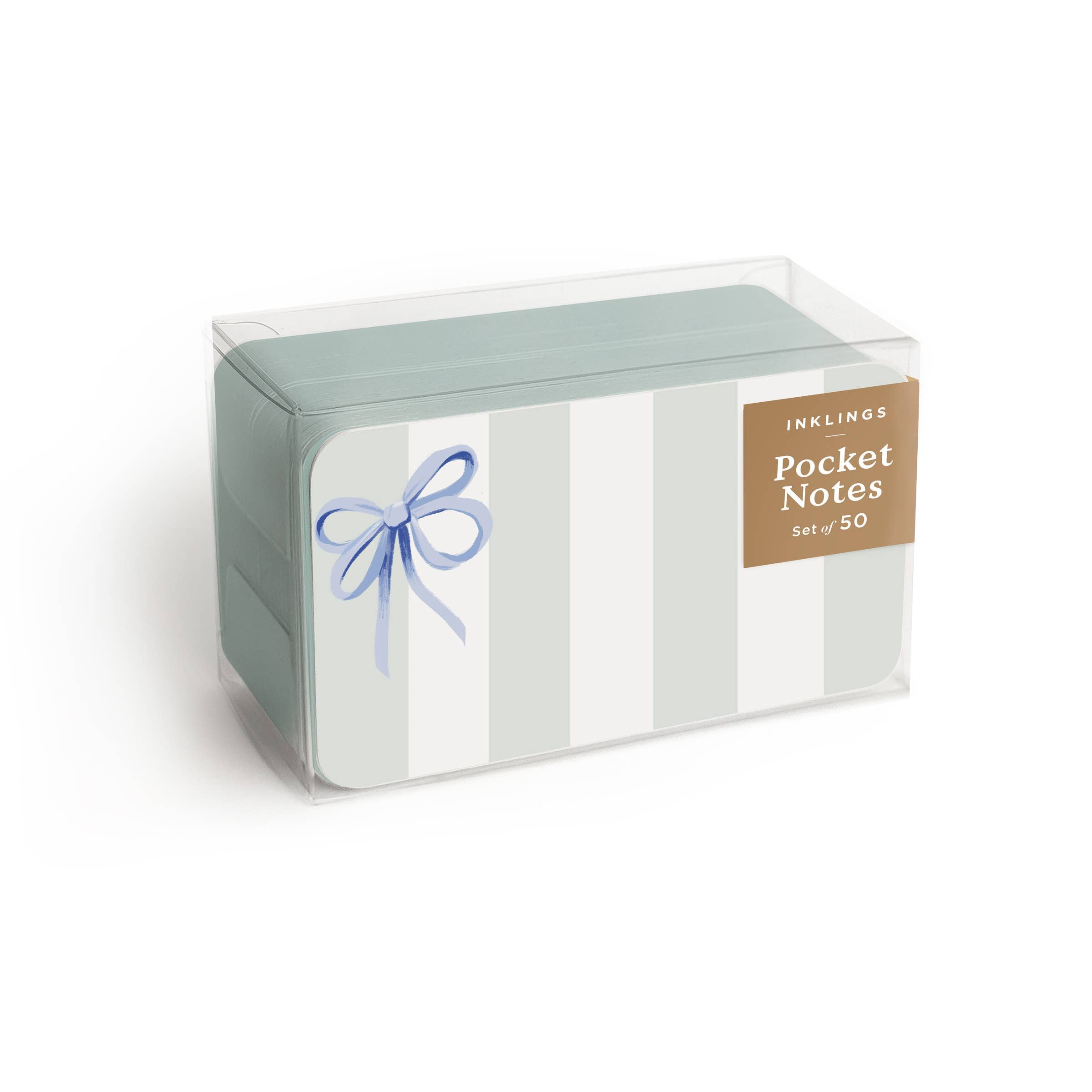 Pocket Notes™ - Blue Bow Stripes
