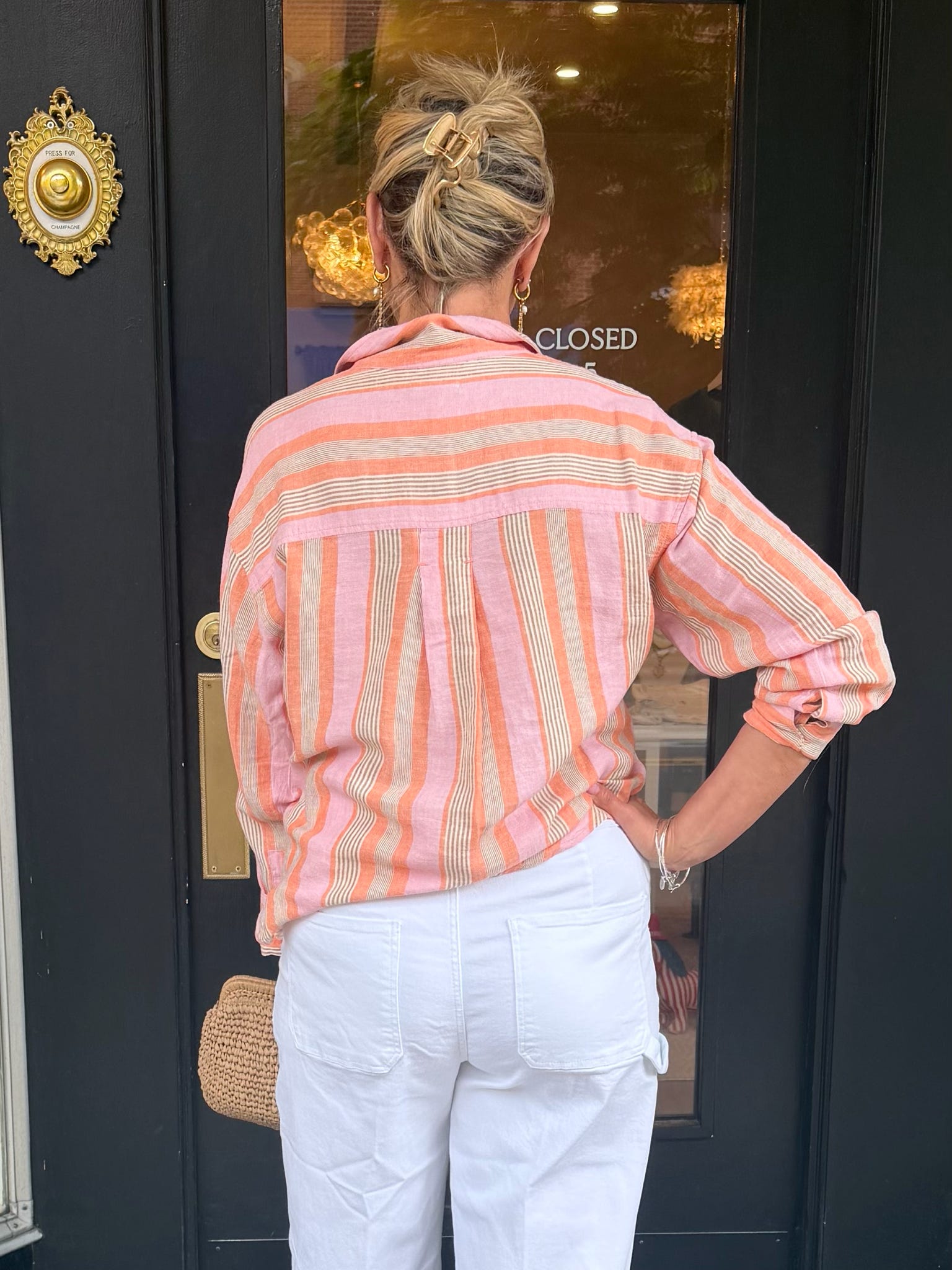 The Perfect Striped Button Up