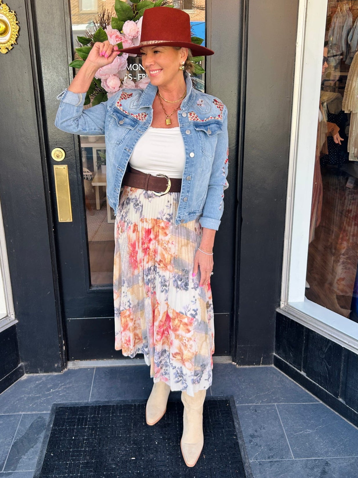 The Nancy Patch Skirt