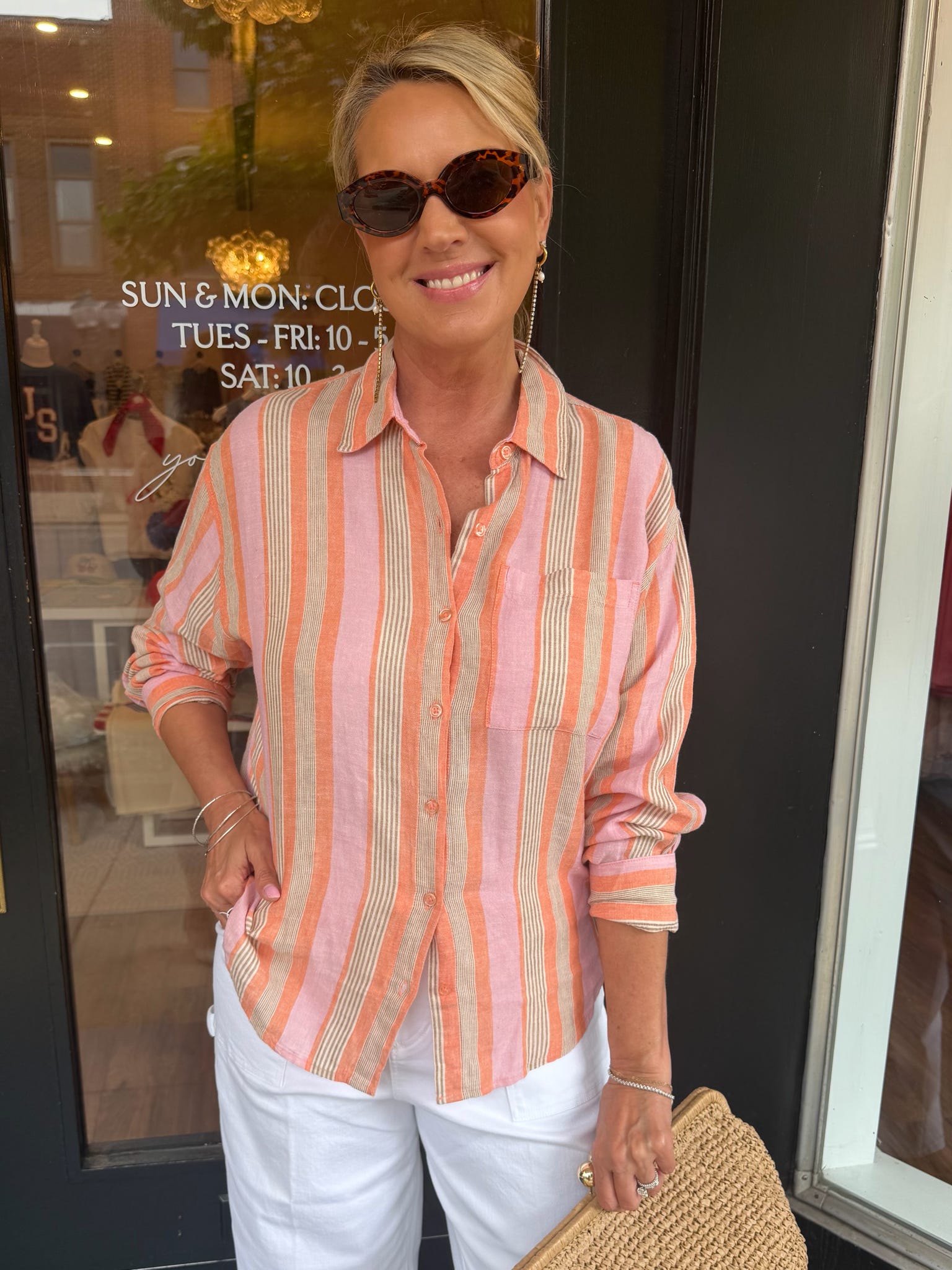 The Perfect Striped Button Up