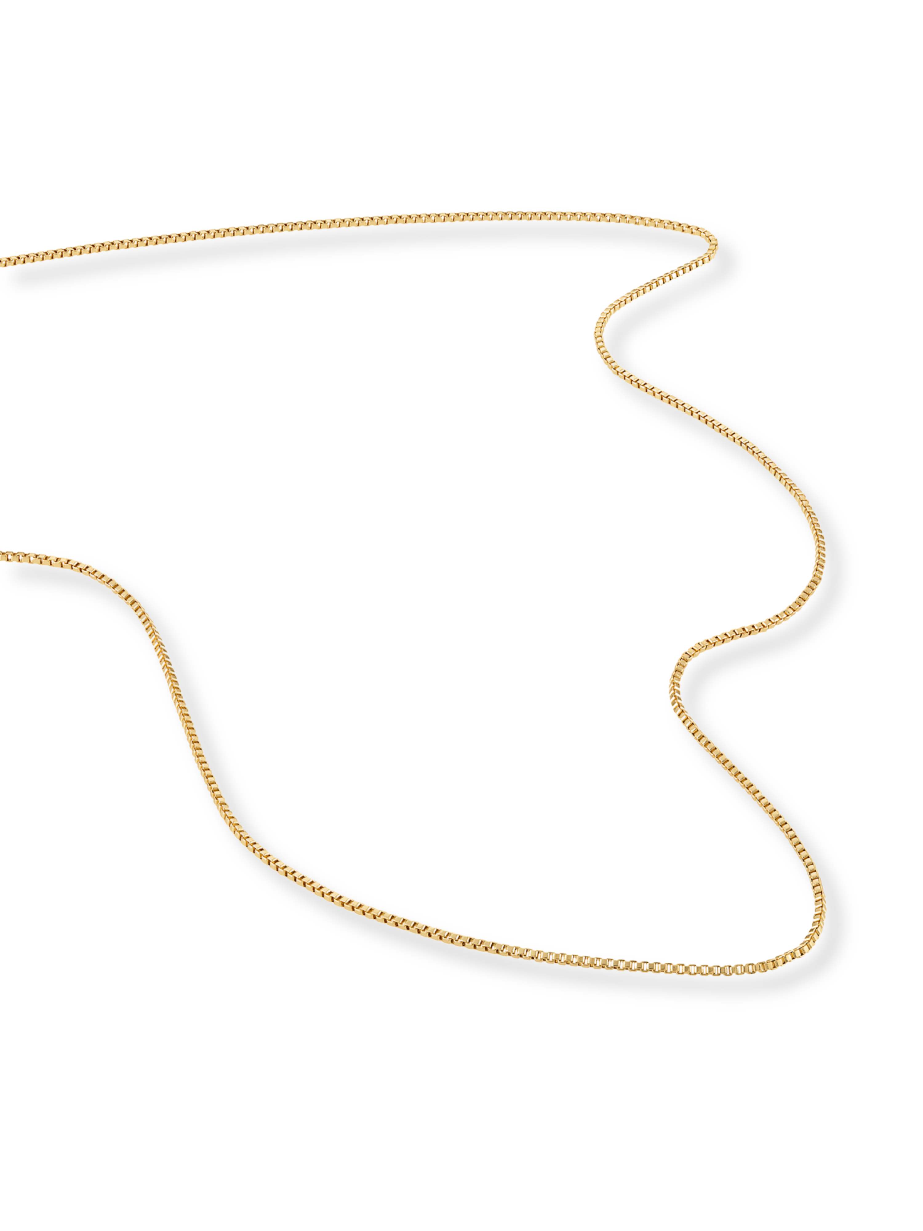 Charm Bar Necklace Box Chain