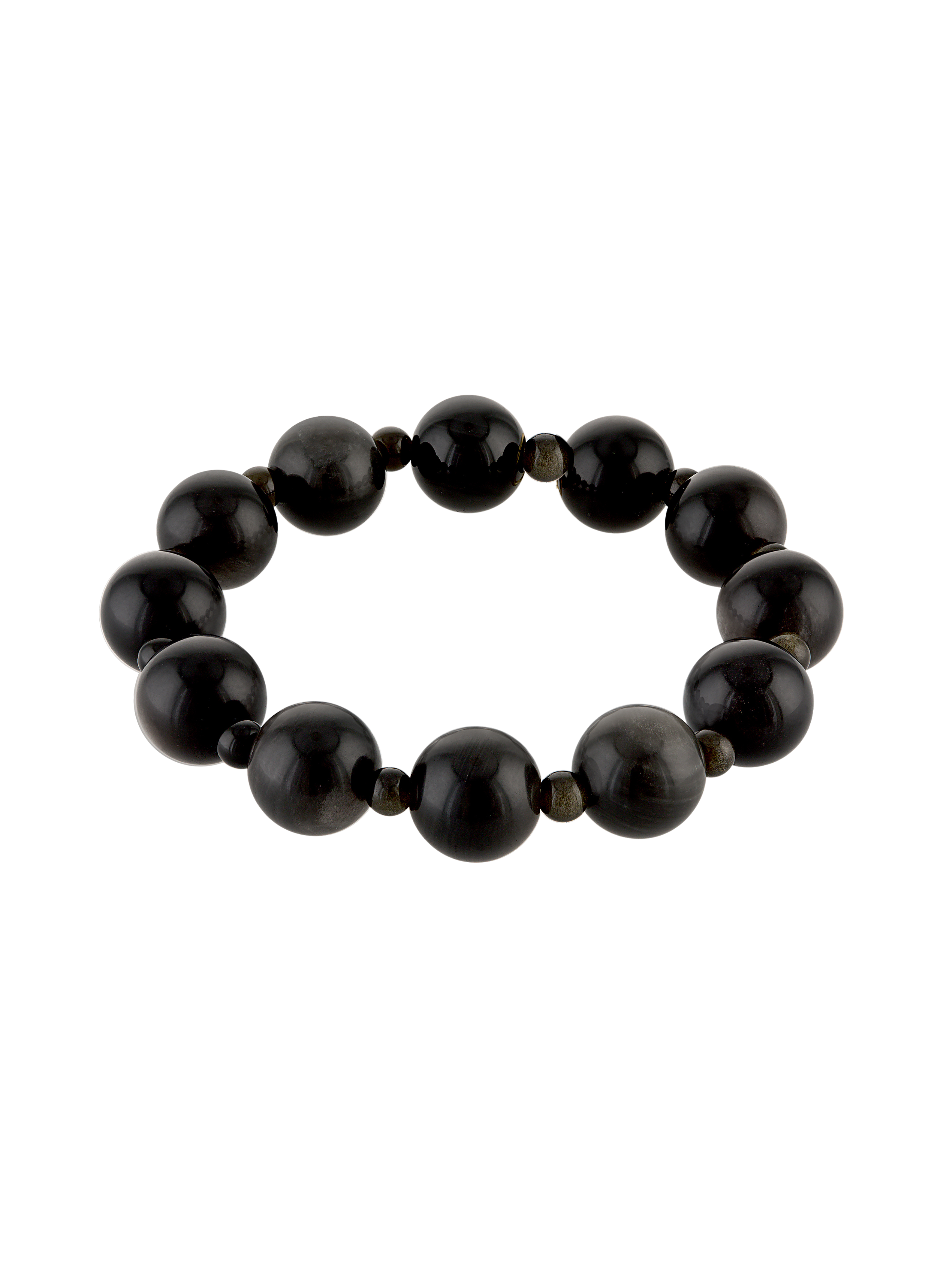 LENNON BOLD GEMSTONE STRETCH BRACELET: One Size