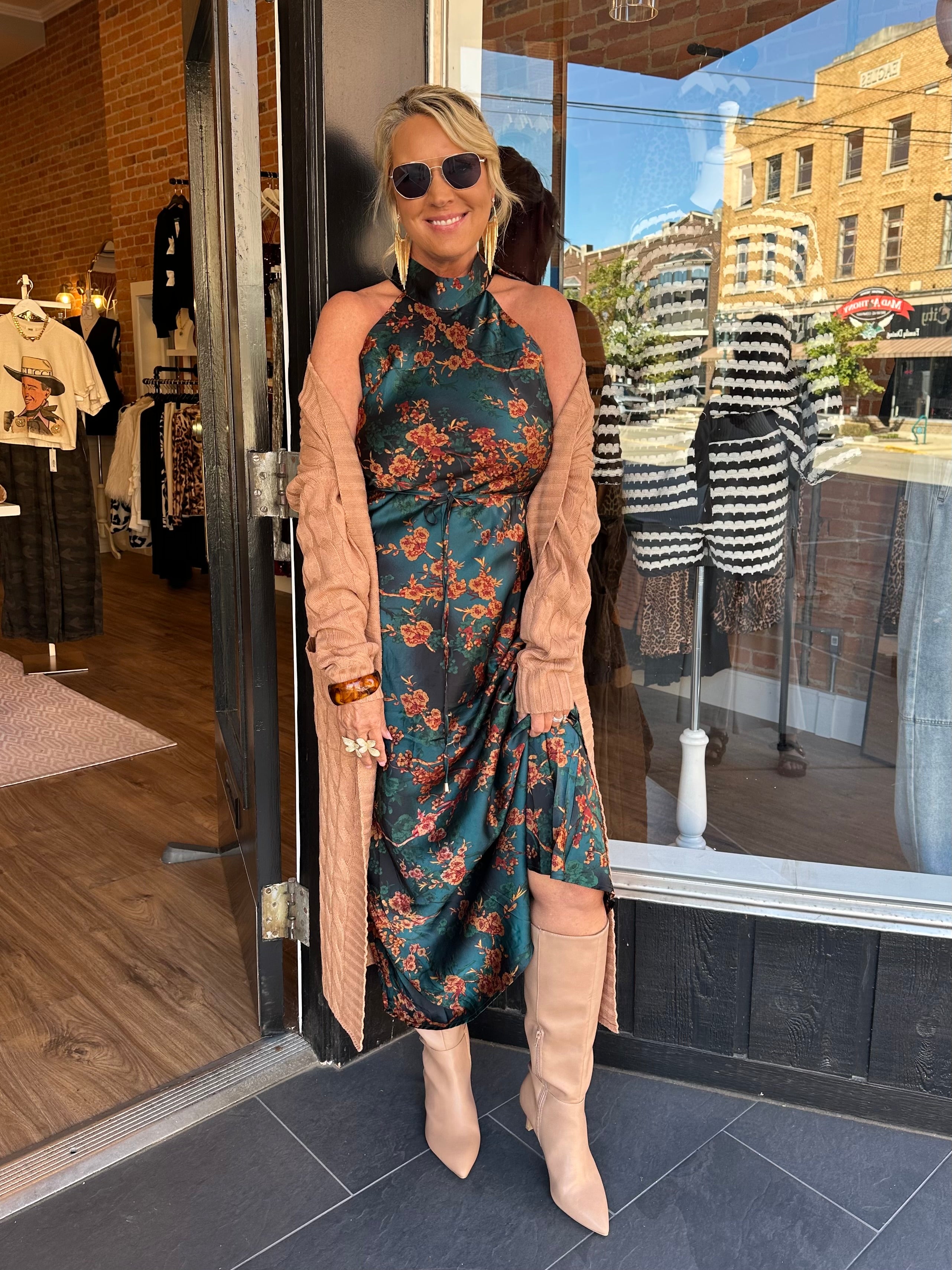 Vienna Halter Maxi Dress