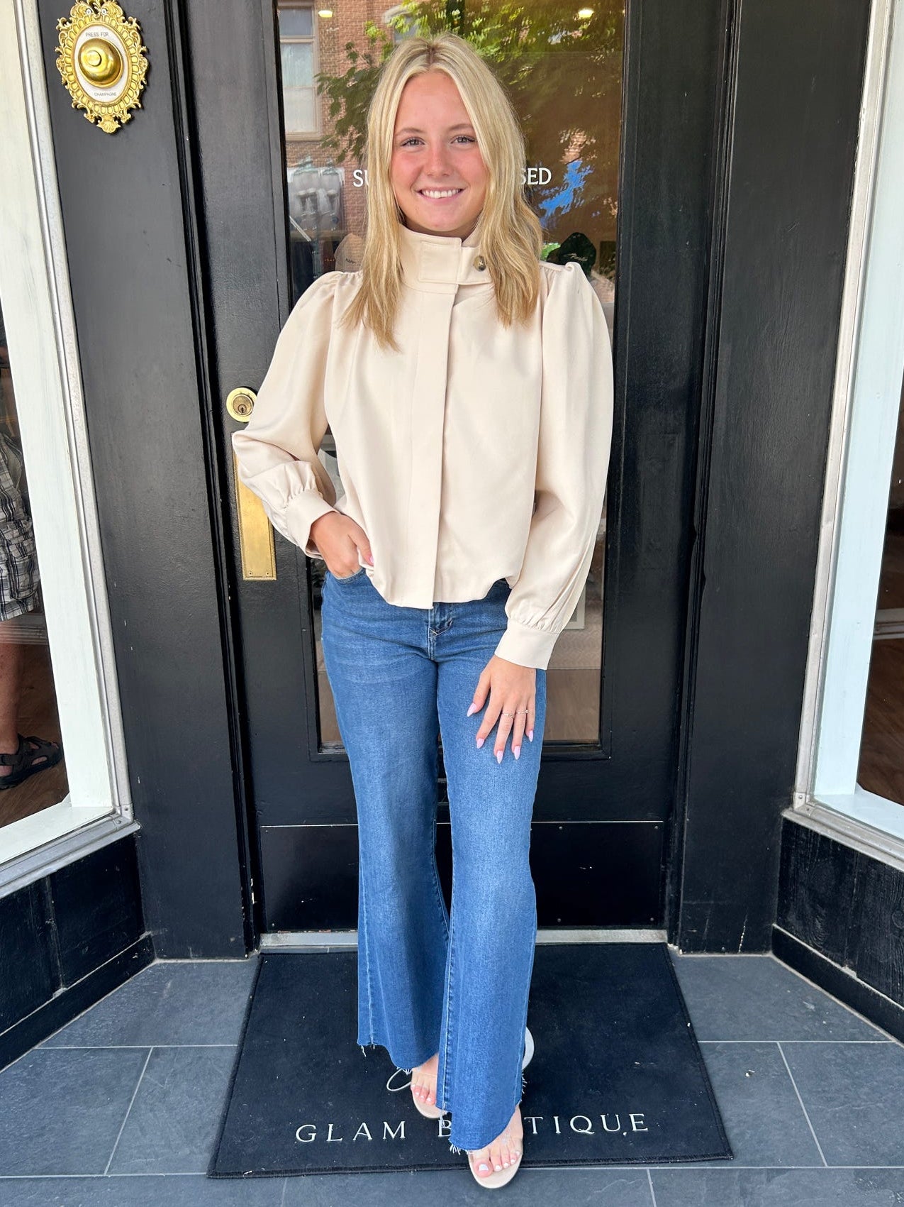 Claude Bubble Hem Jacket