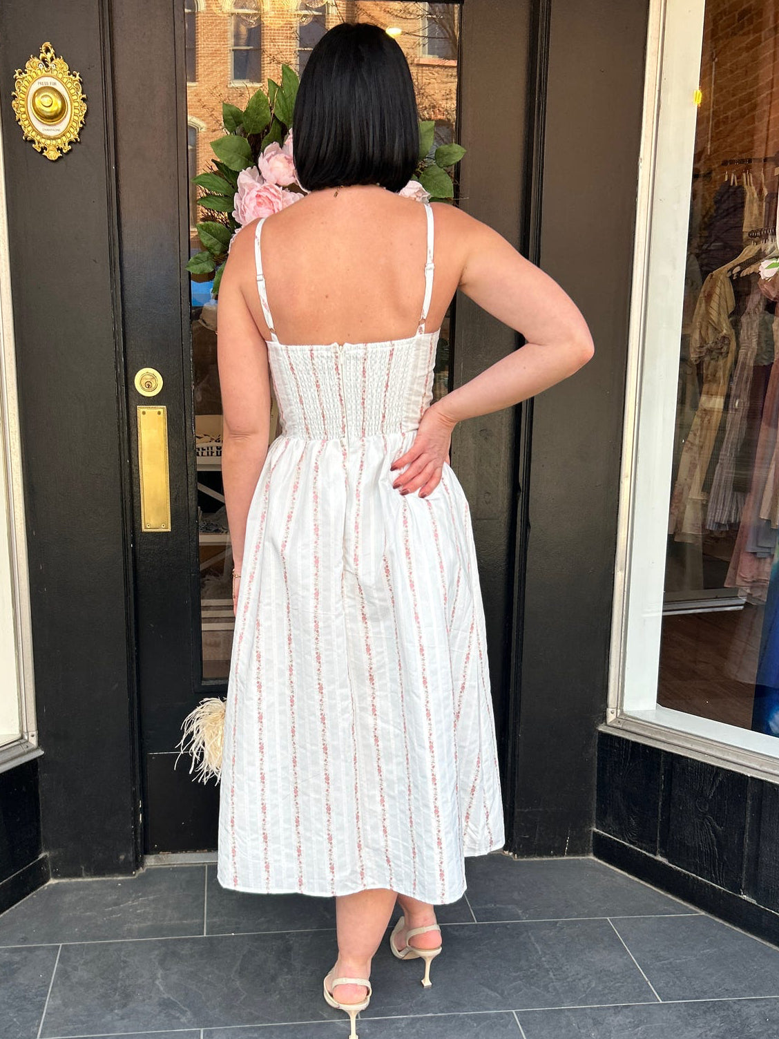 Danica Corset Midi Dress