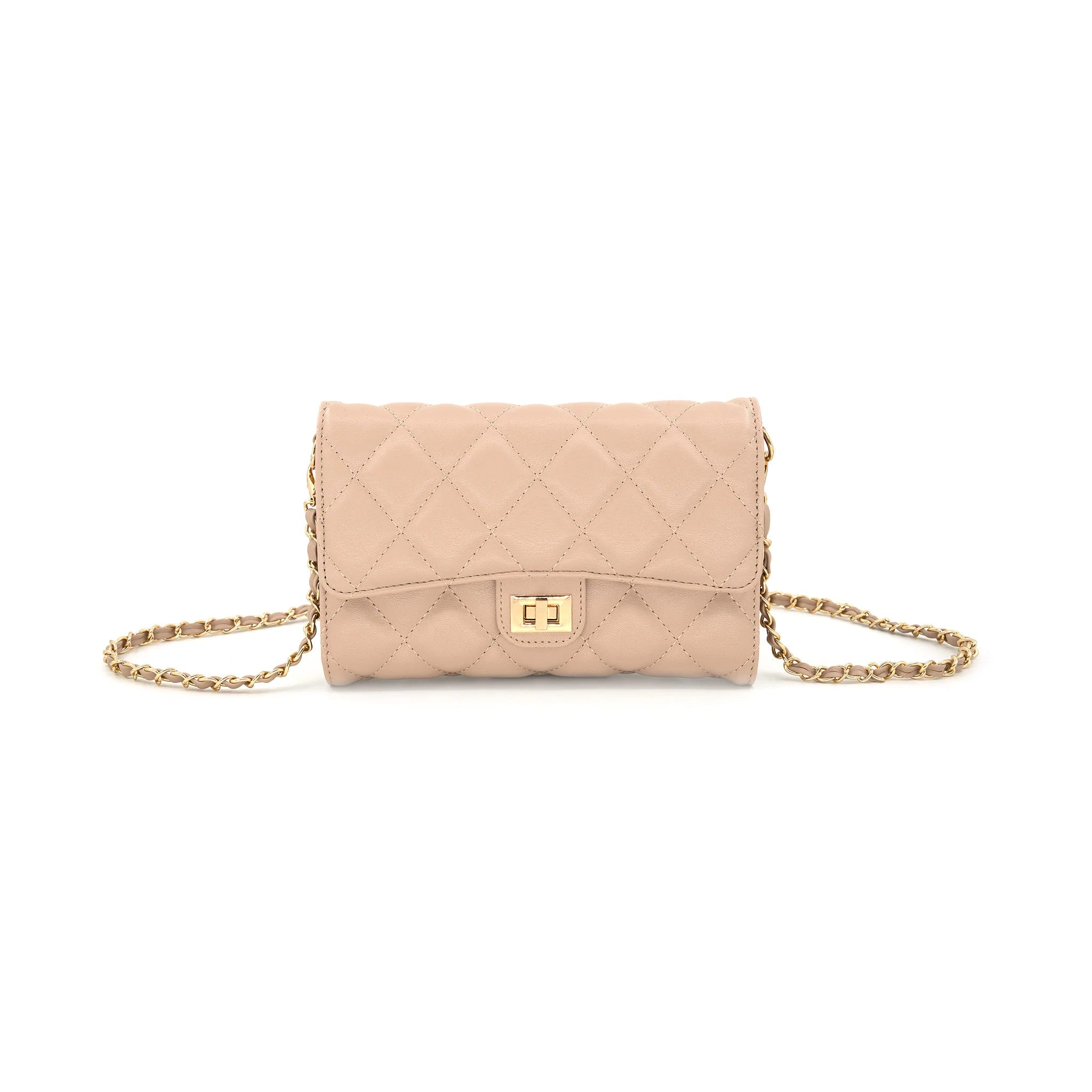 The Champagne Quilted Mini