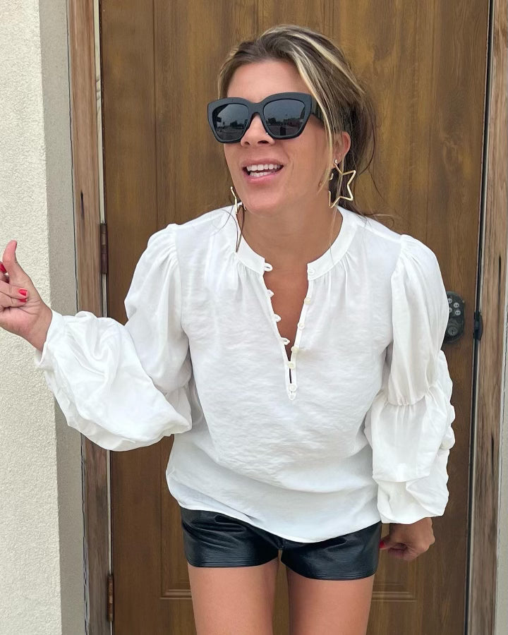 Blouson Sleeve Blouse