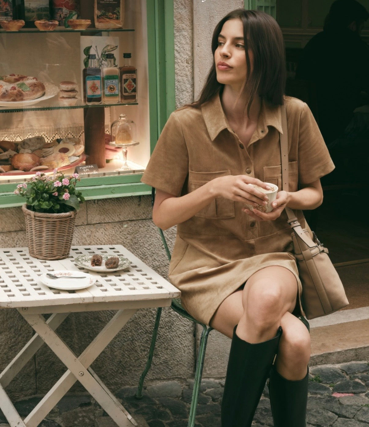 Leone Suede Mini Dress