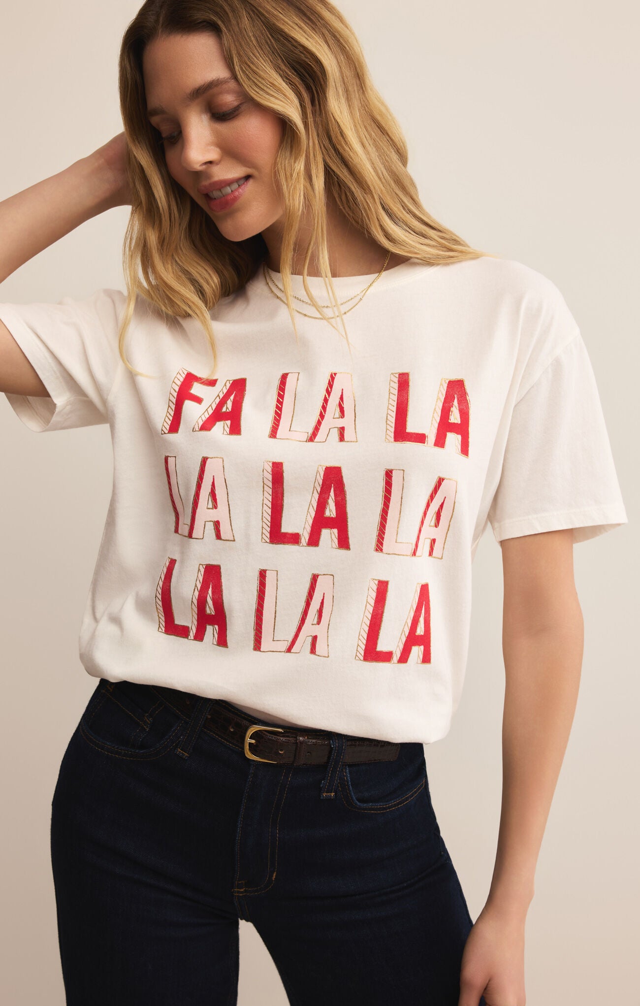 Falalala Boyfriend Tee