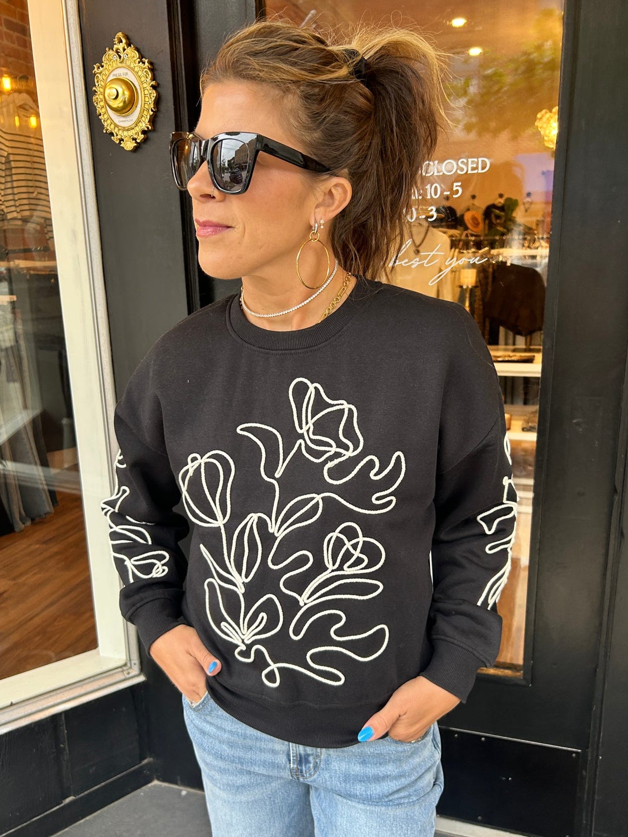 The Artful Bloom Sweatshirt