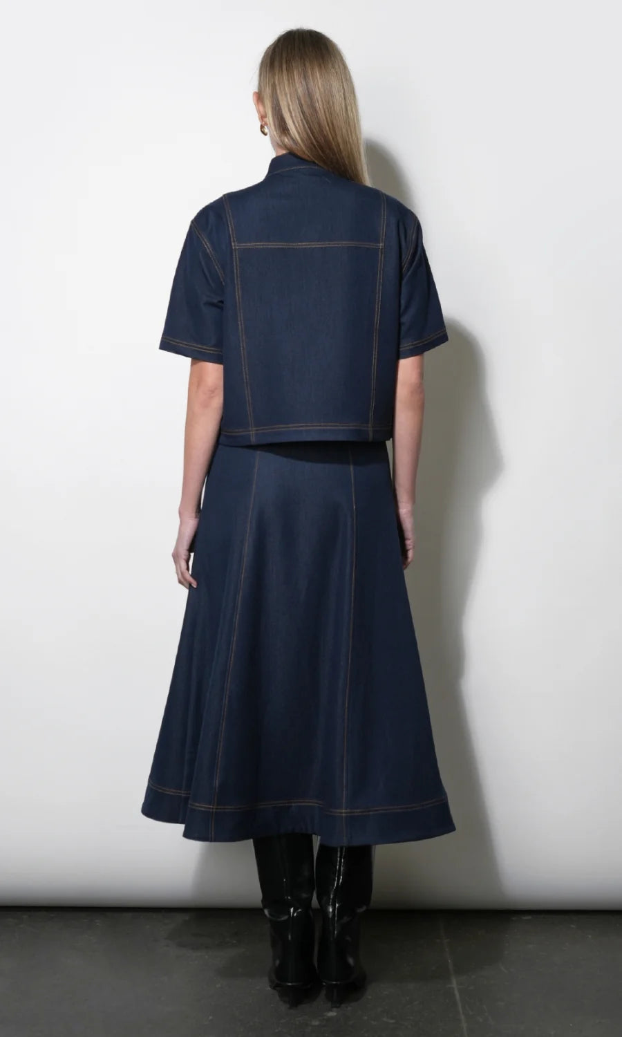 Indy Midi Denim Skirt